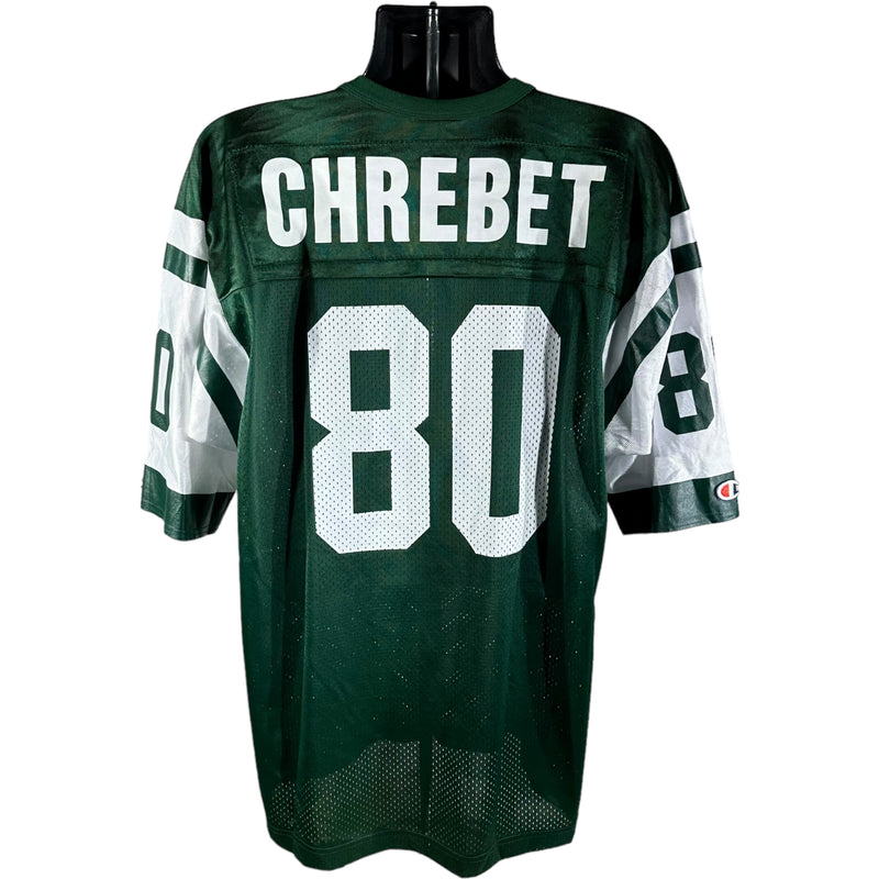 Vintage New York Jets #80 Wayne Chrebet Champion Jersey