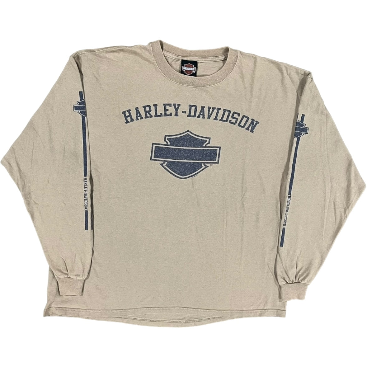 Vintage Harley Davidson Chrome Logo Long Sleeve