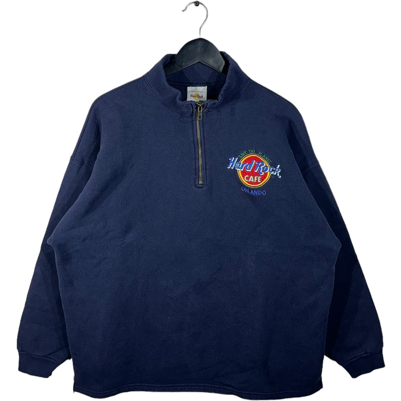 Vintage Hard Rock Cafe Orlando 1/4 Zip Crewneck