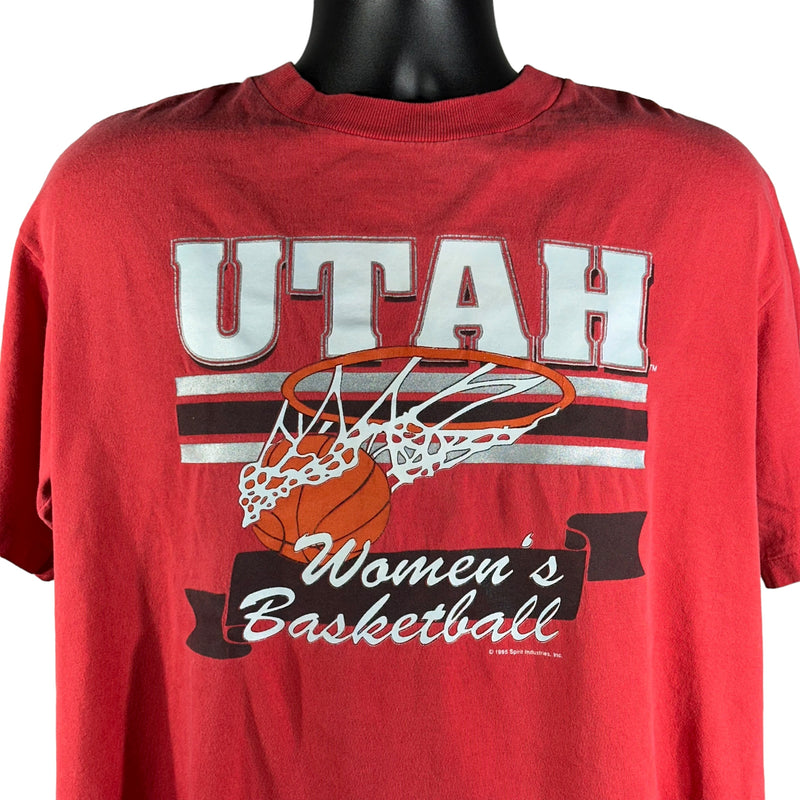 Vintage Utah Womans Basketball Tee 1995