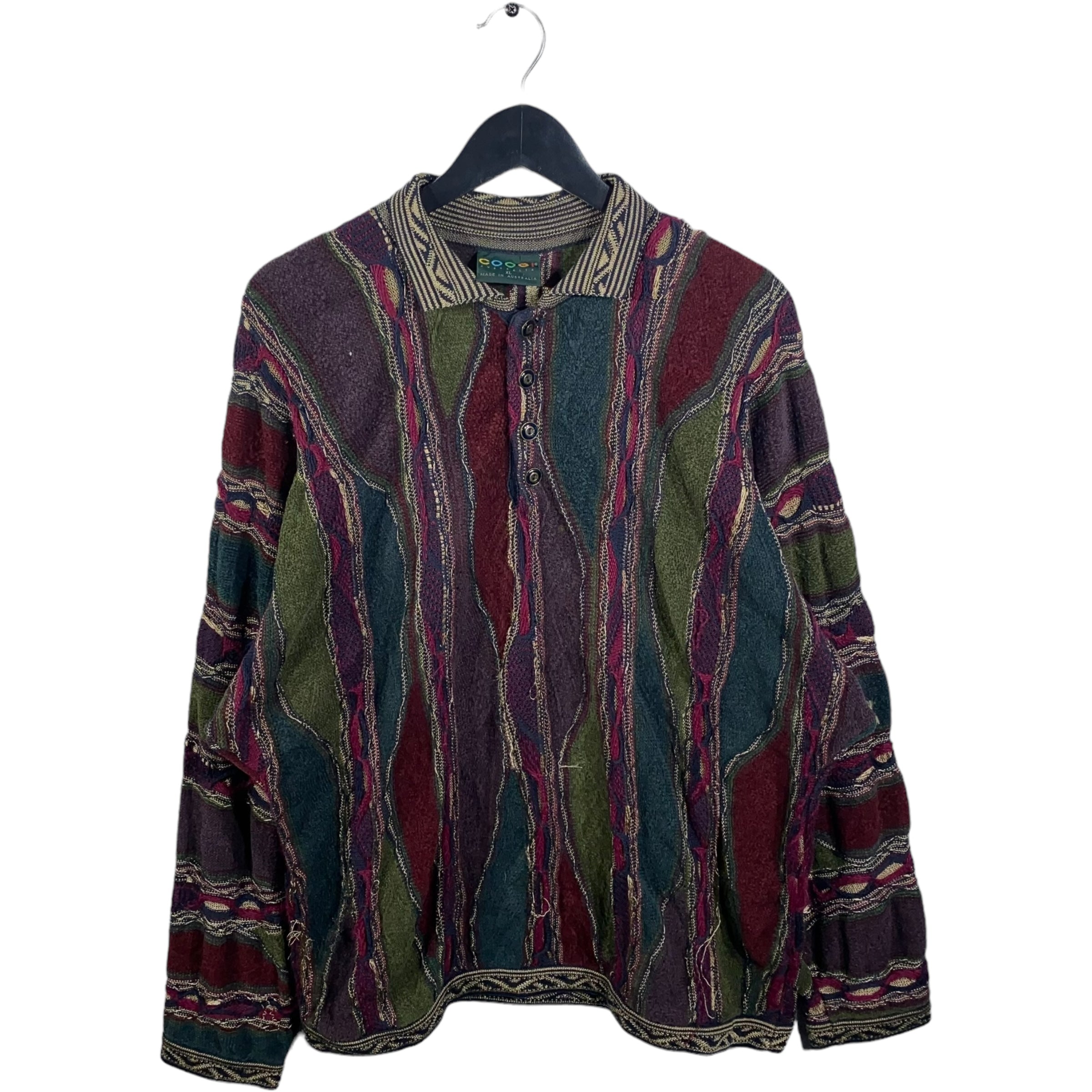 Vintage COOGI 1/4 Button up Sweater