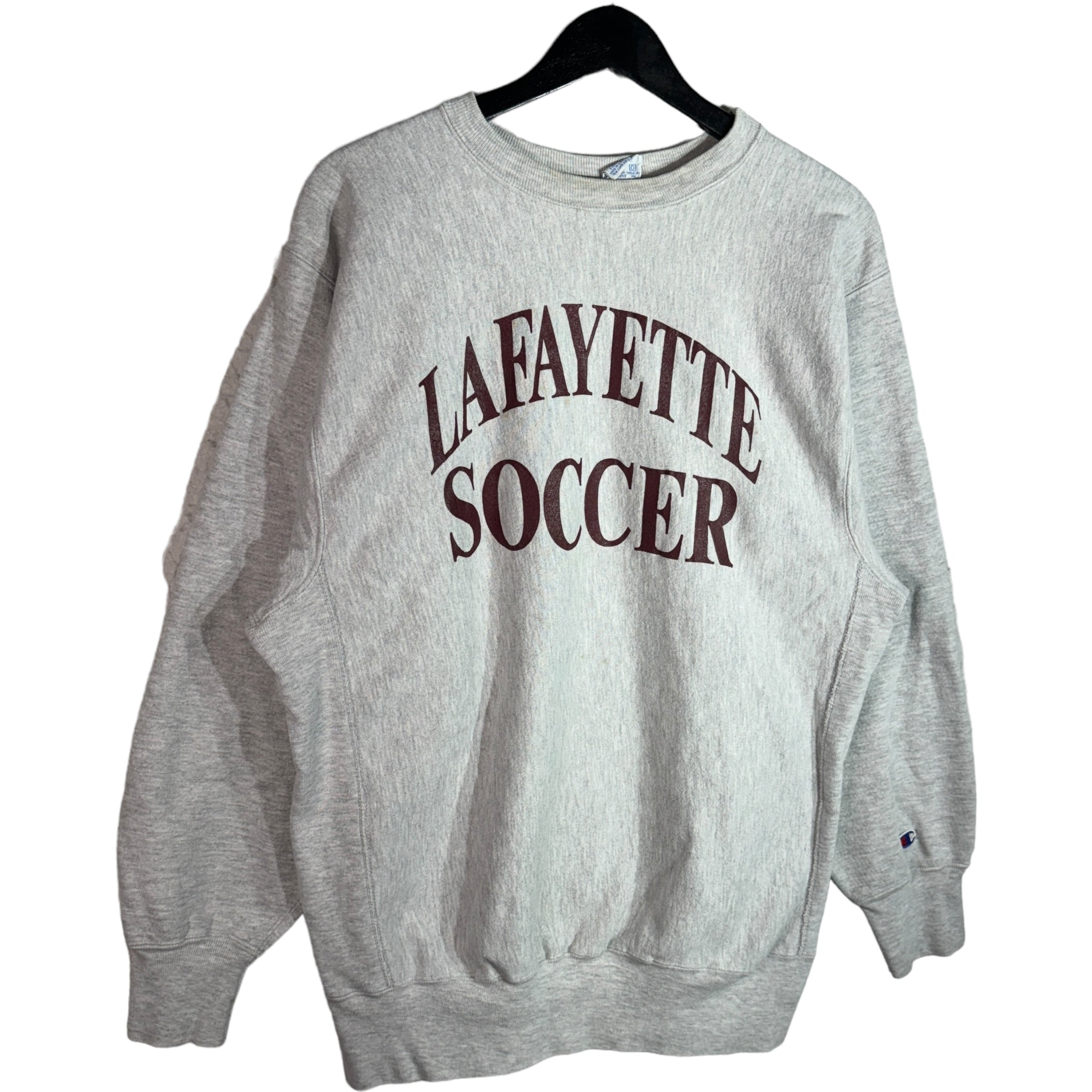 Vintage Champion Reverse Weave Lafayette Soccer College Crewneck