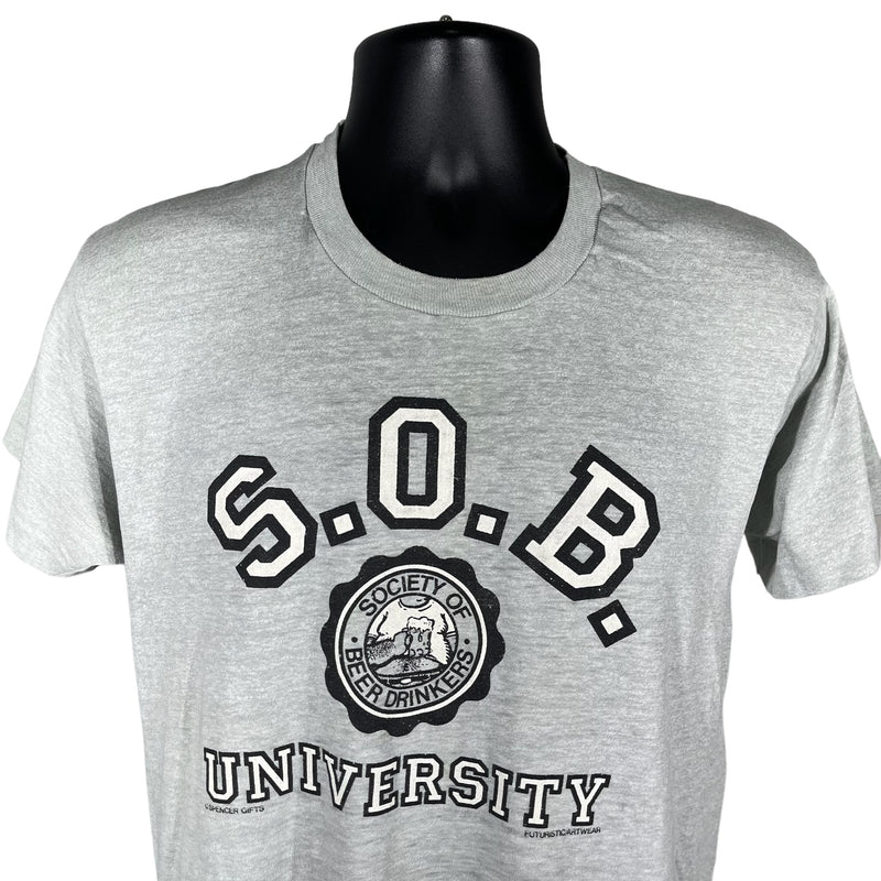 Vintage S.O.B. "Society of Beer Drinkers" University Tee 90s