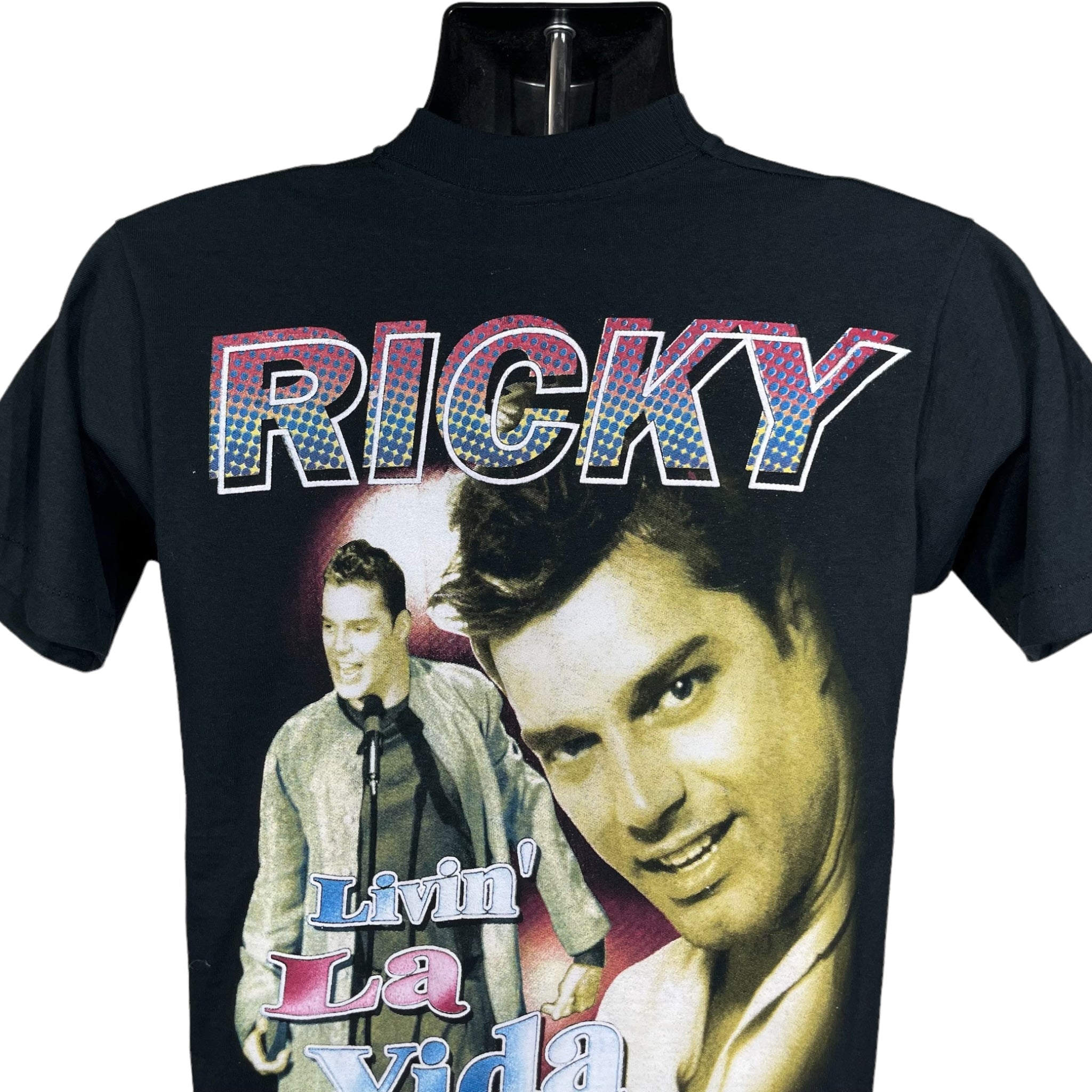 Vintage Ricky Martin "Livin La Vida Loca" Rap Tee 90s