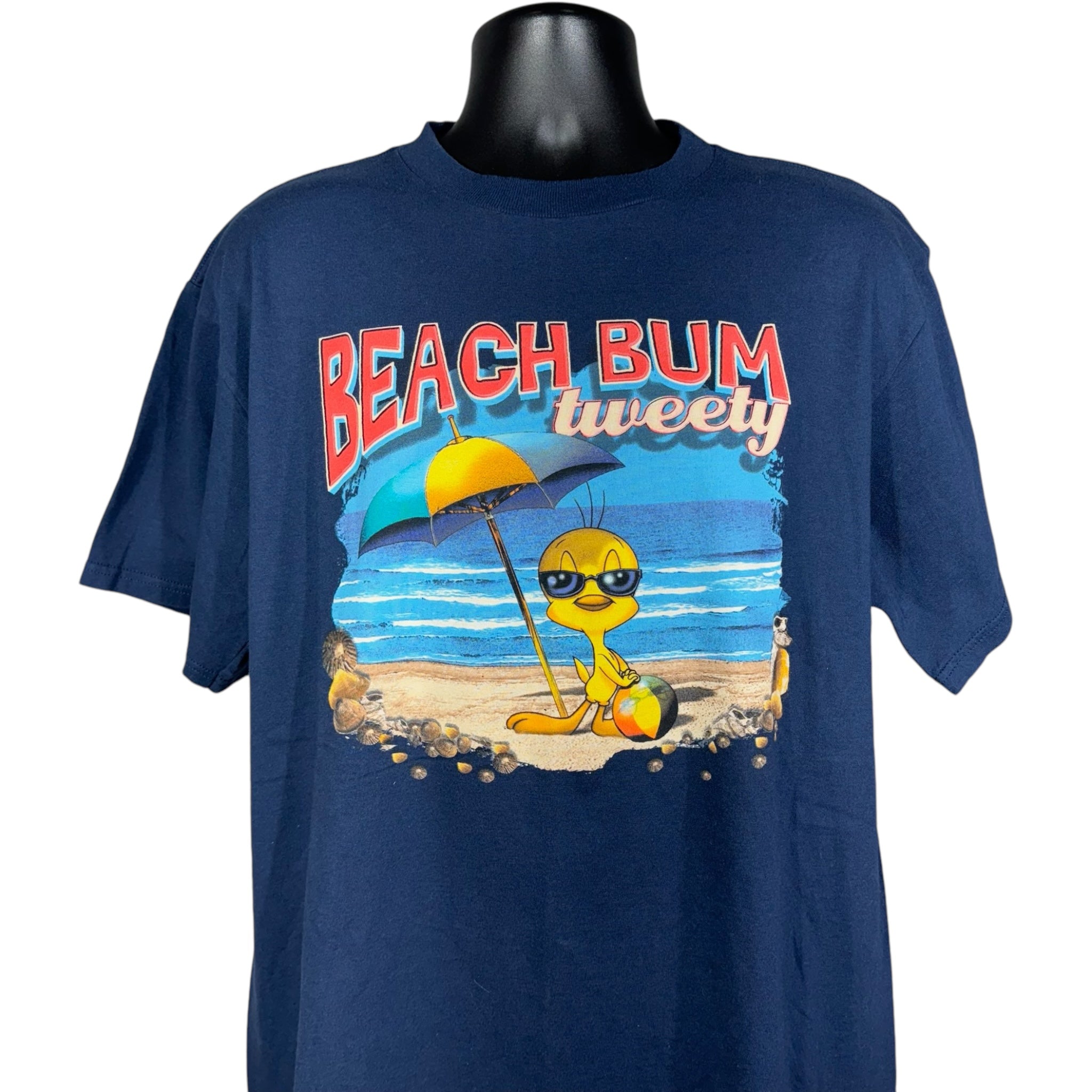 Vintage Looney Tunes Tweety Bird "Beach Bum" Tee 90s