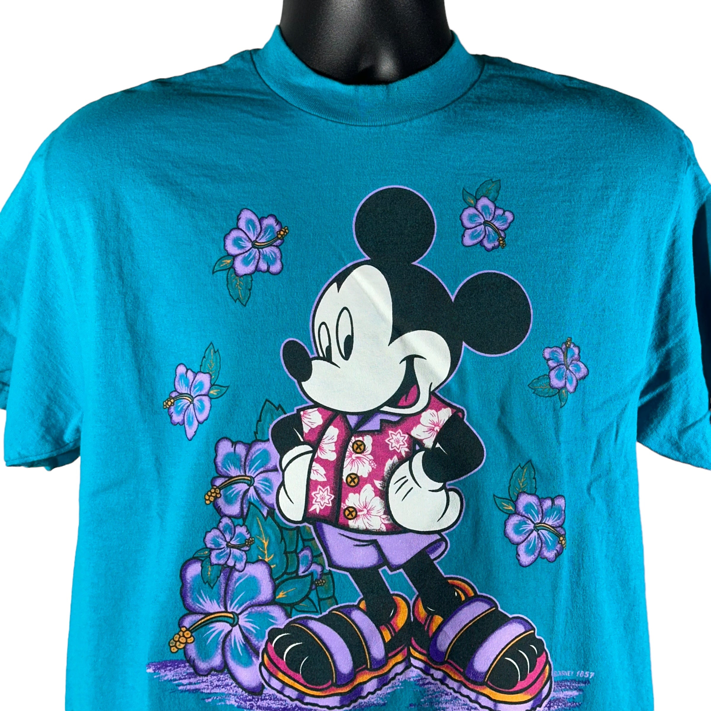 Vintage Cropped Mickey Mouse Tee