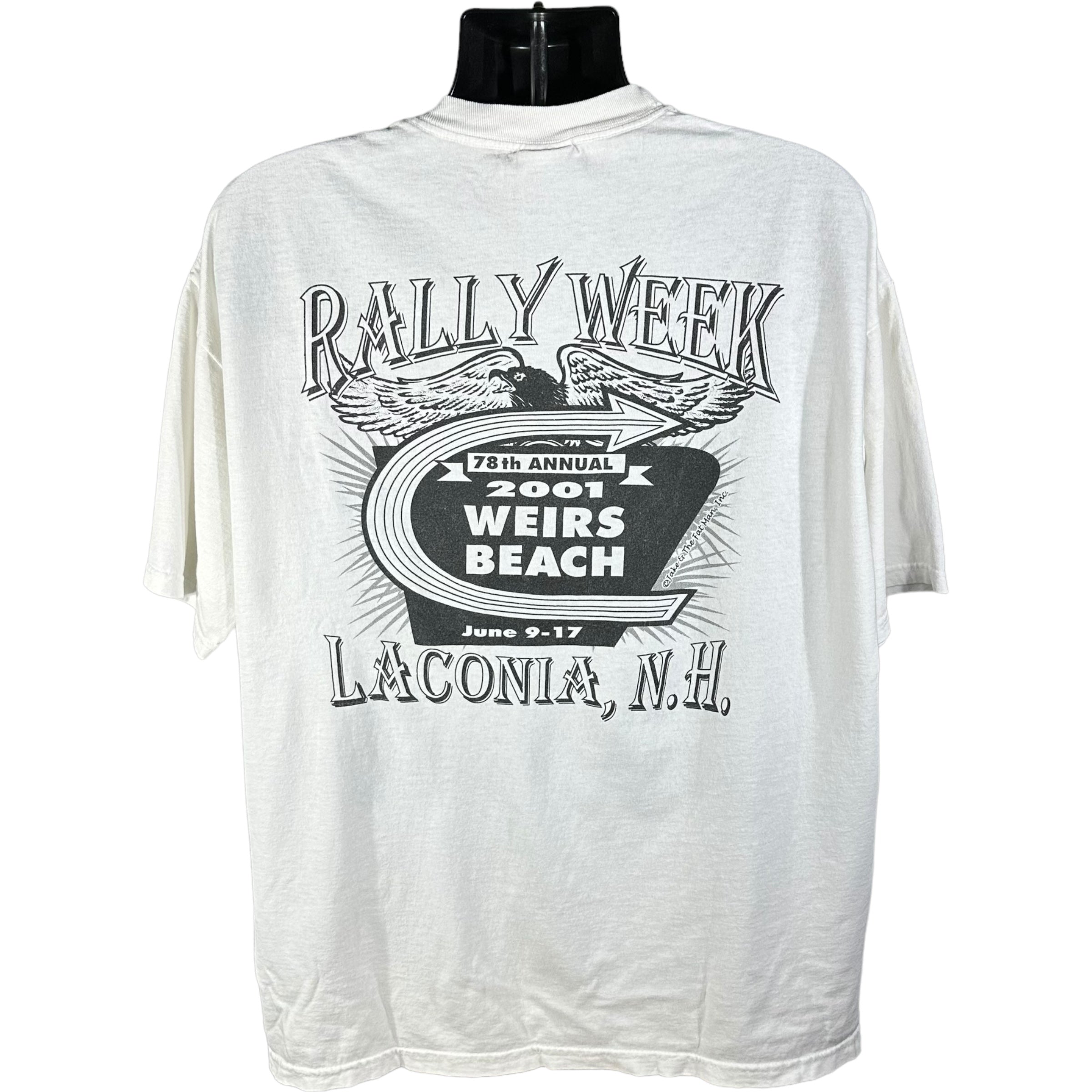 Vintage 78th Annual Laconia Rally Week Tee