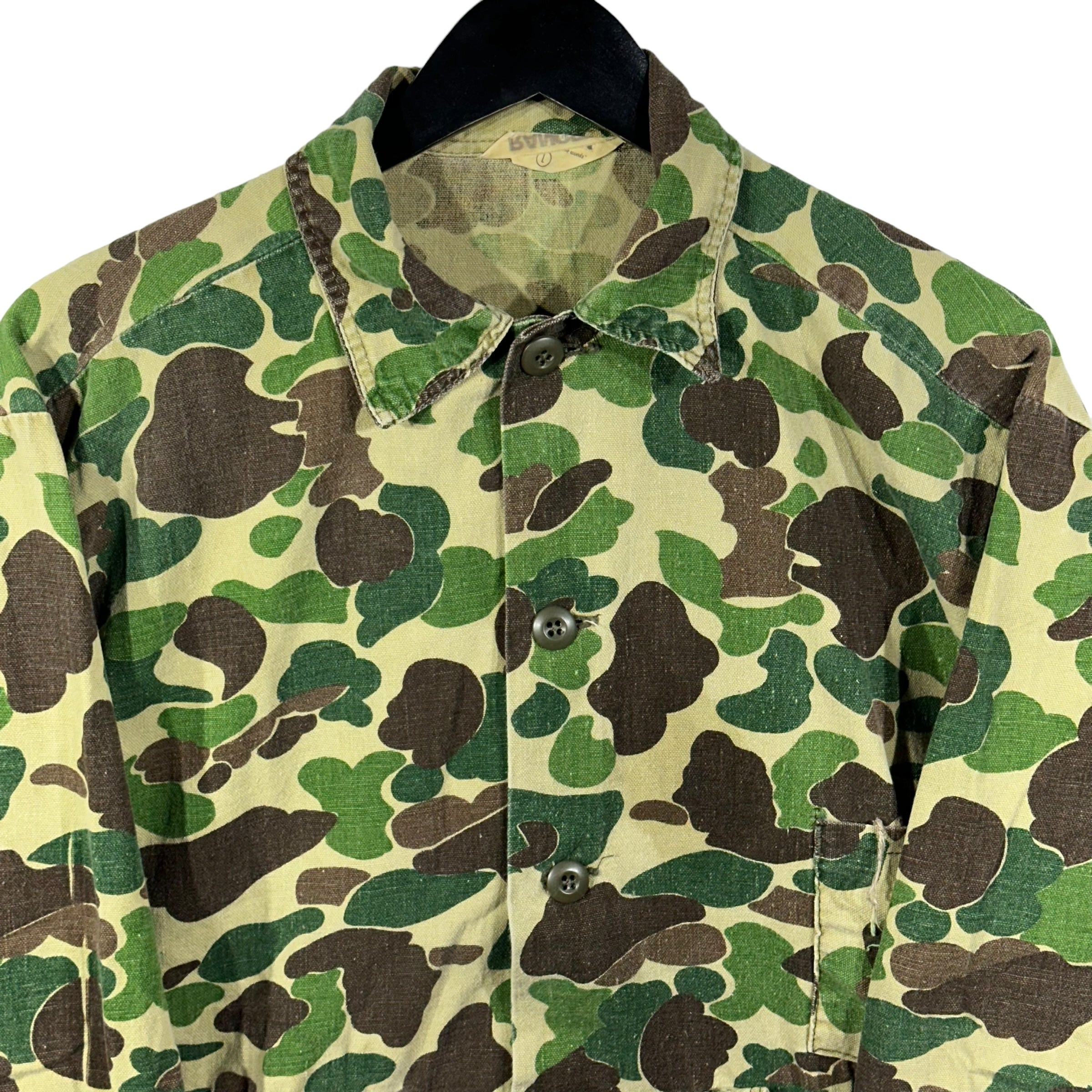 Vintage Rancer Duck Camo Button Up