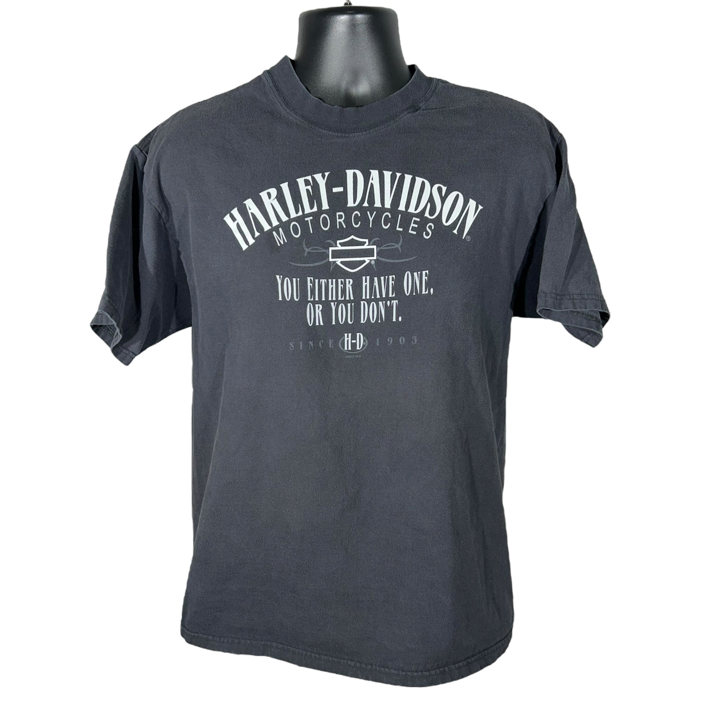 Vintage Harley Davidson "You Either Have One Or You Don't" Tee