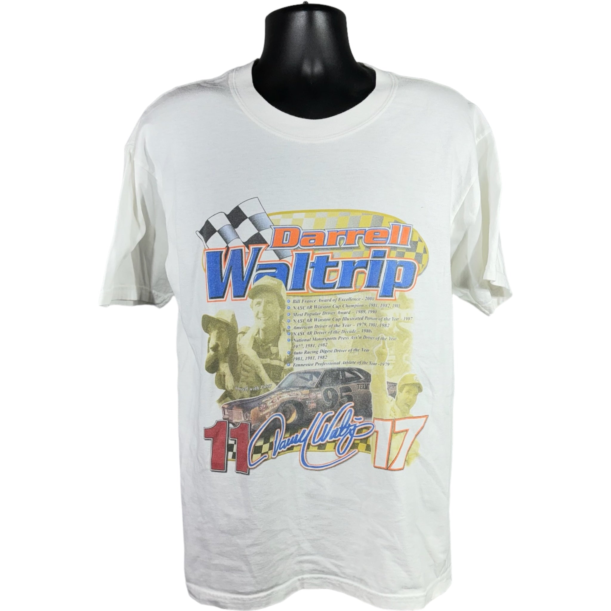Vintage Darrell Waltrip "The Story Of A Champion" NASCAR Tee