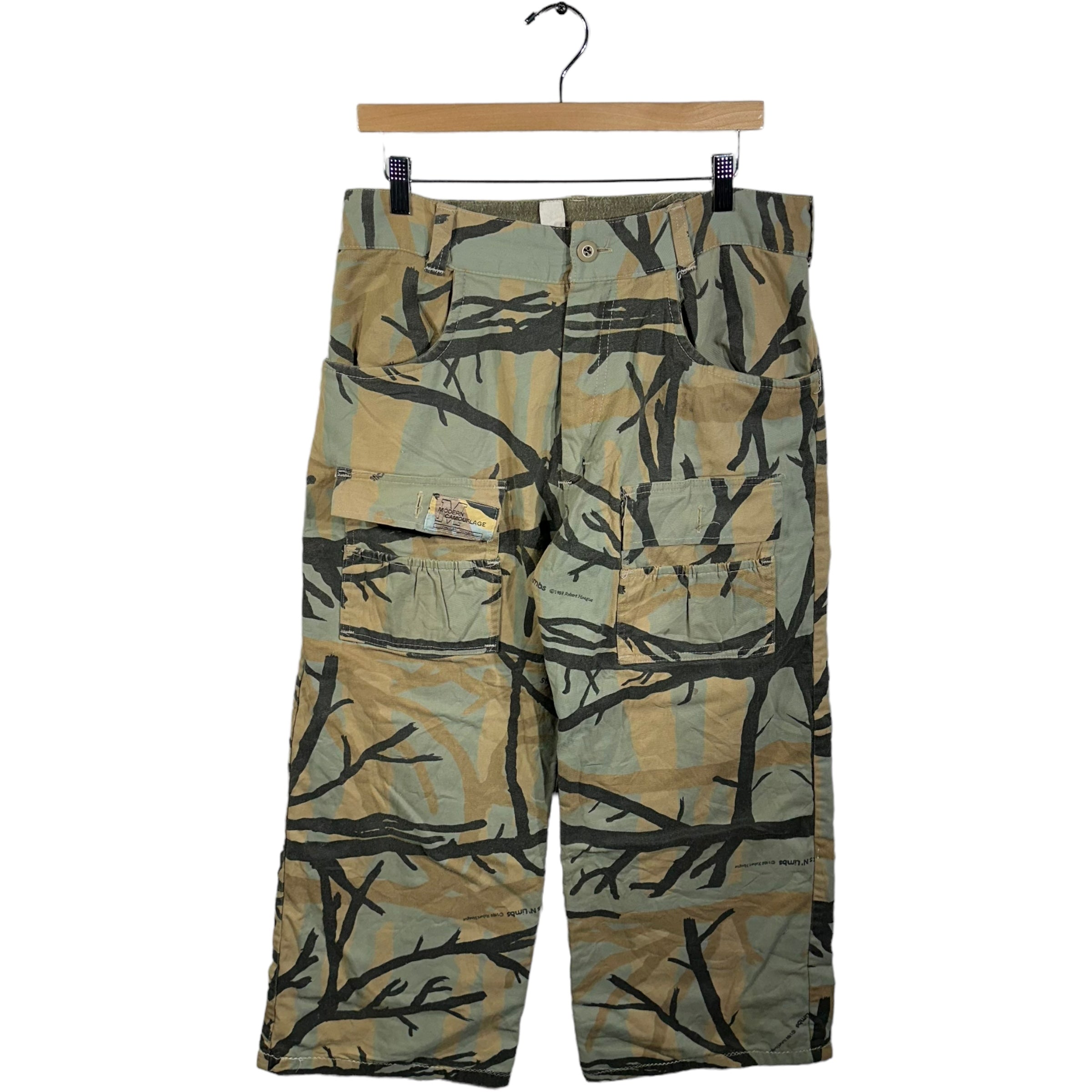 Vintage Stick N' Limbs Camouflage Cargo Pants 80s