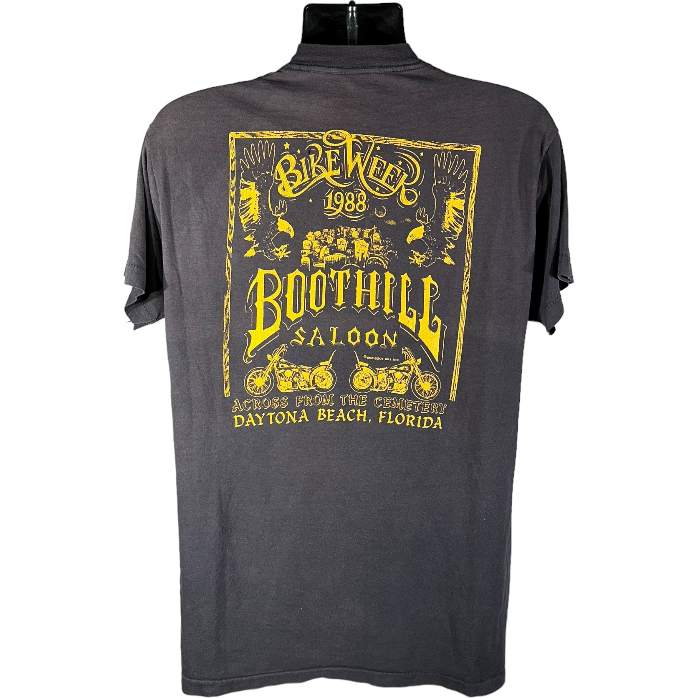 Vintage Boot Hill Saloon Daytona Beach Florida Tee 80s