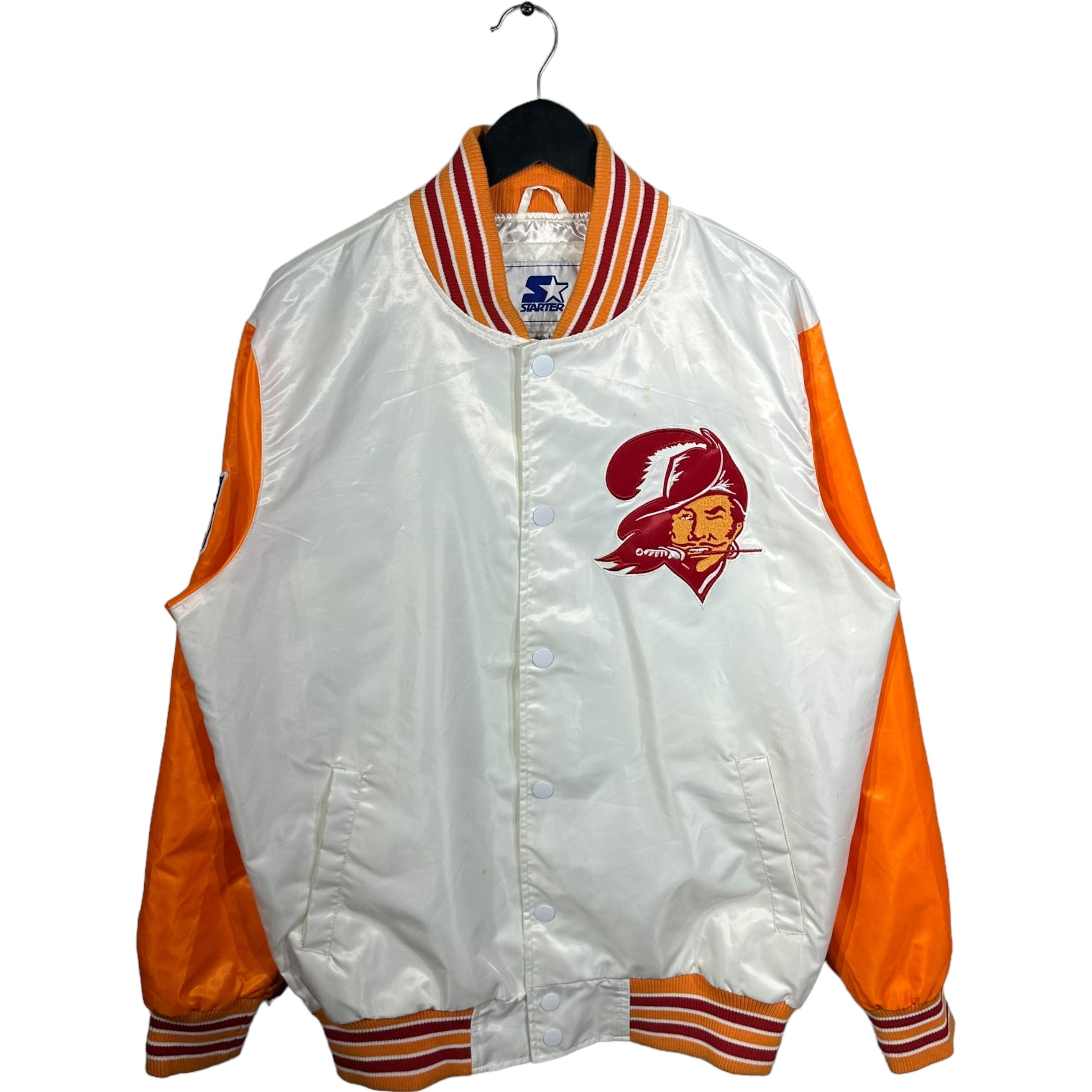 Vintage Tampa Bay Buccaneers Starter Satin Bomber Jacket