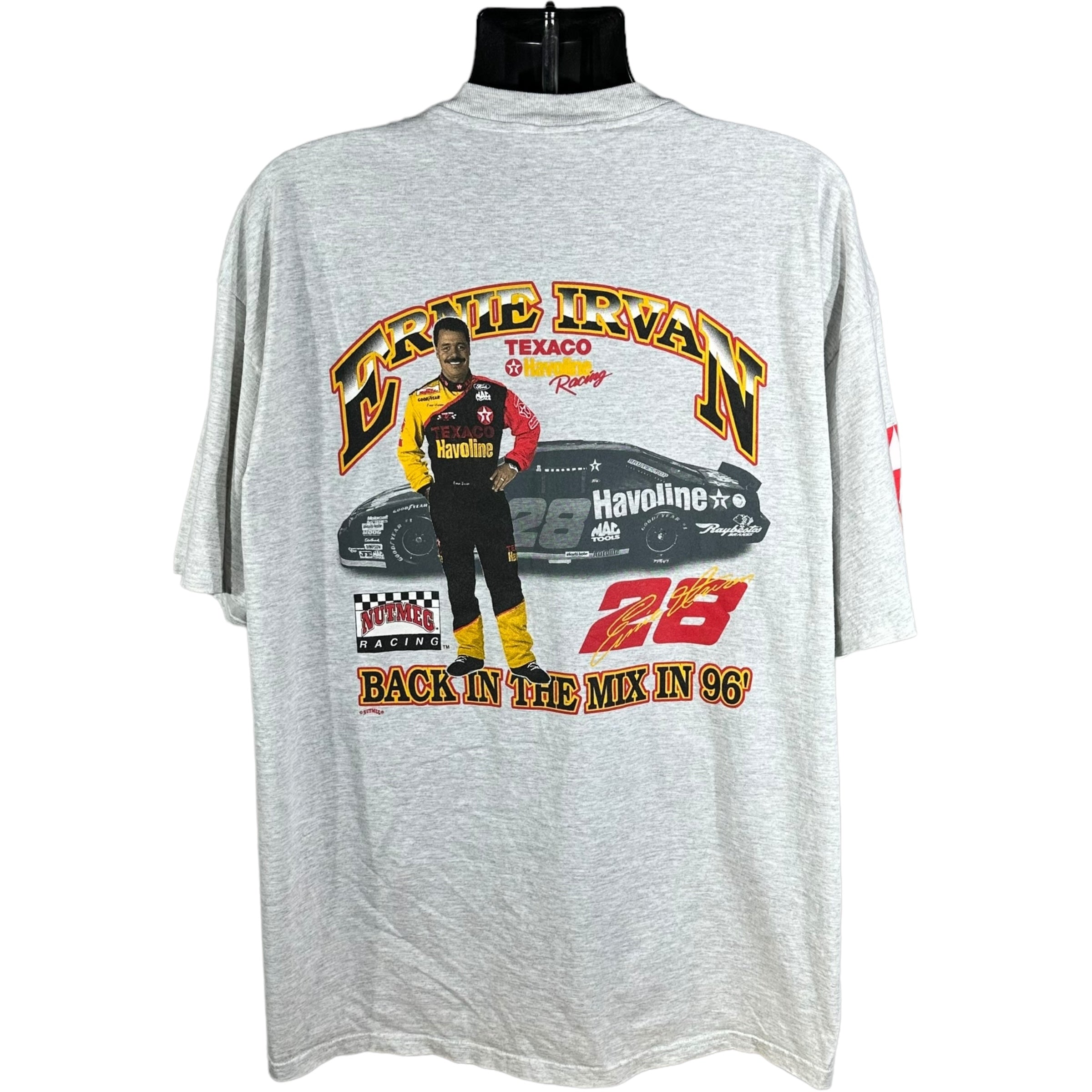 Vintage Ernie Irvan #28 Nutmeg Racing Tee 1996