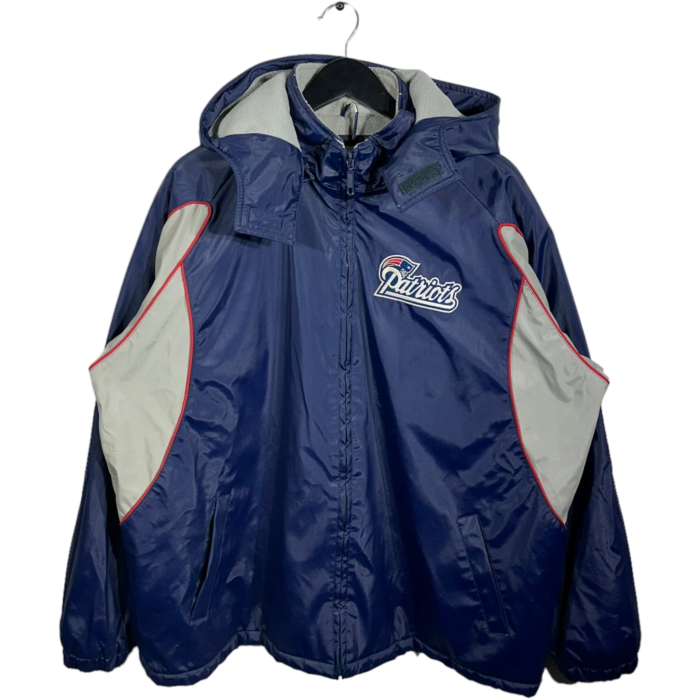 Vintage New England Patriots Lined Full Zip Jacket