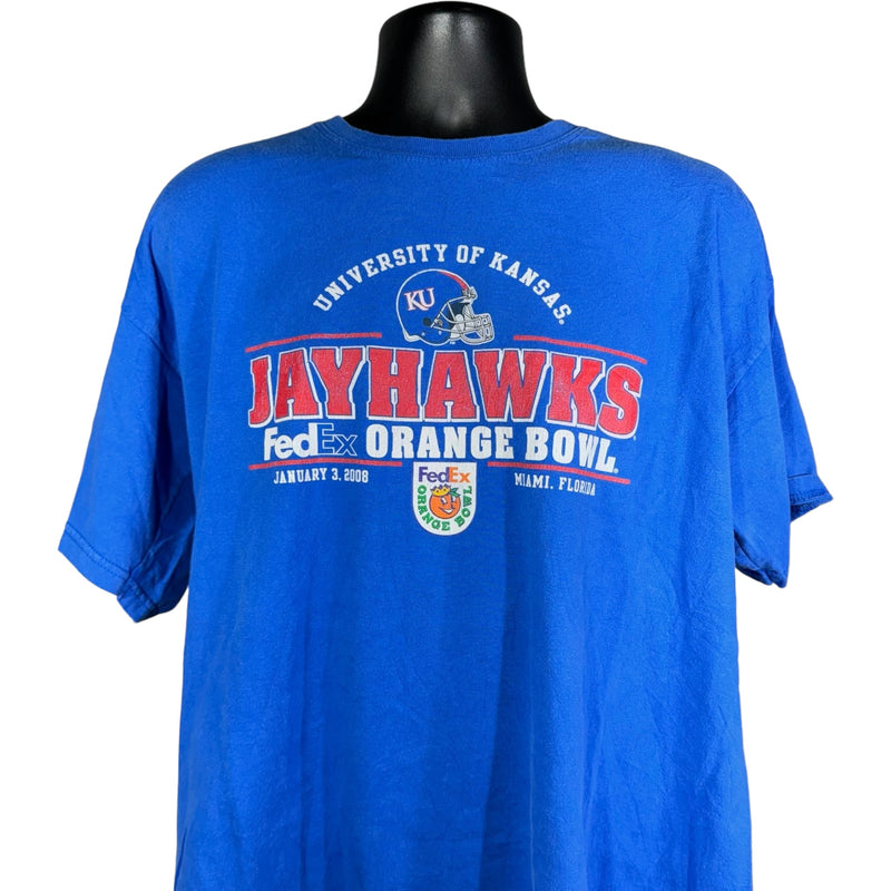 Vintage University of Kansas Jayhawks Football Tee