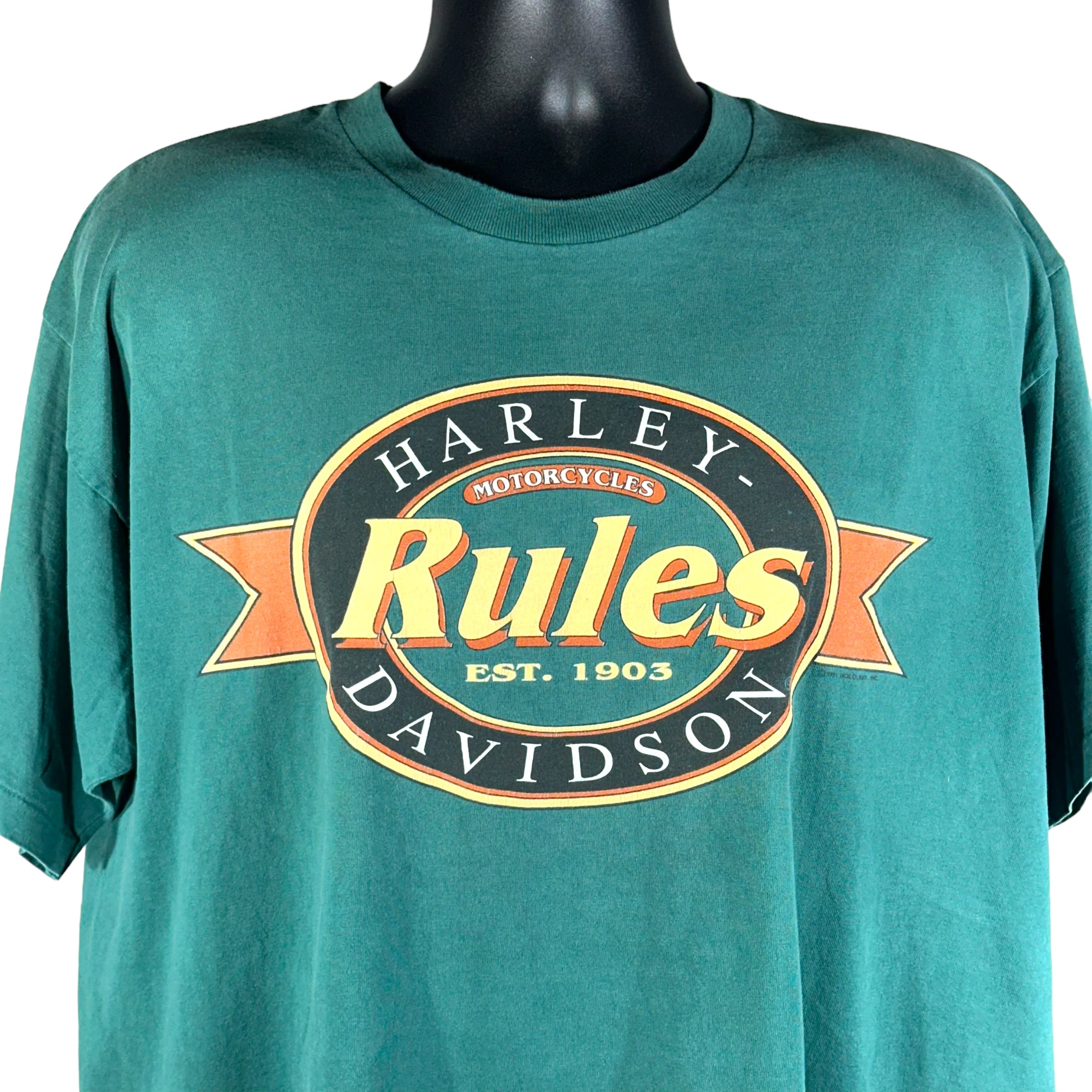 Vintage Harley Davidson Rules St. Louis, MO Tee