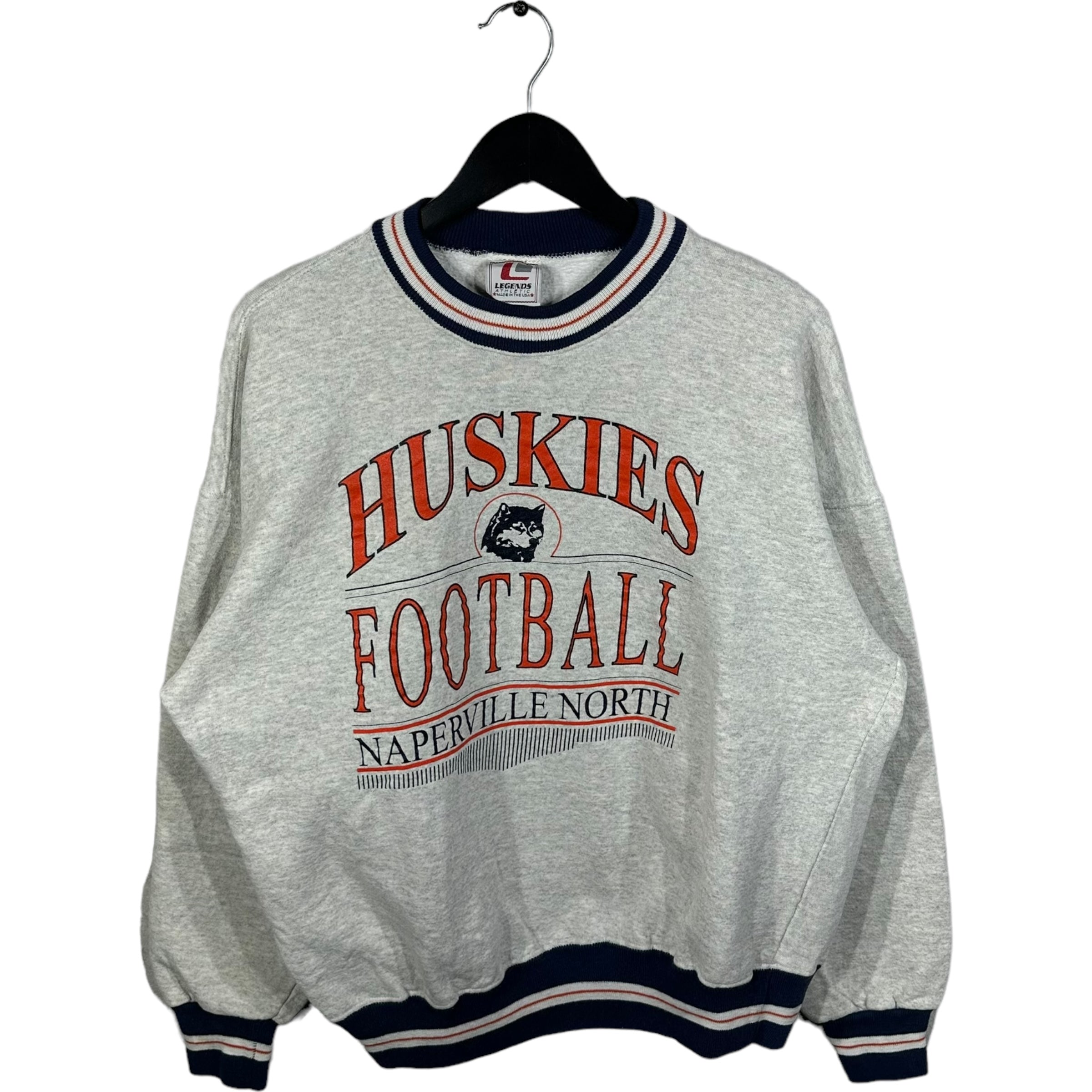 Vintage Huskies Football Naperville North Crewneck