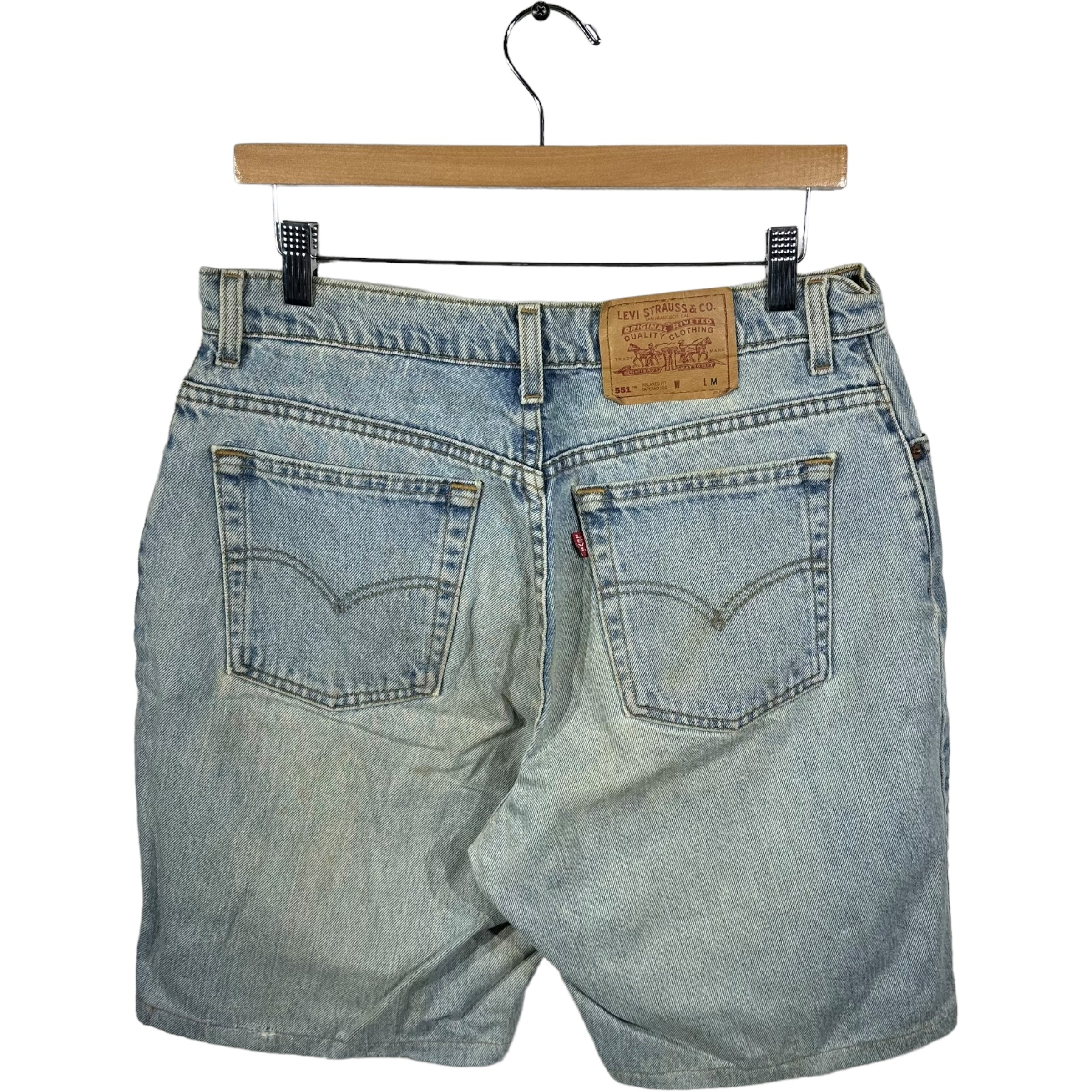 Vintage Levis 551 Denim Shorts