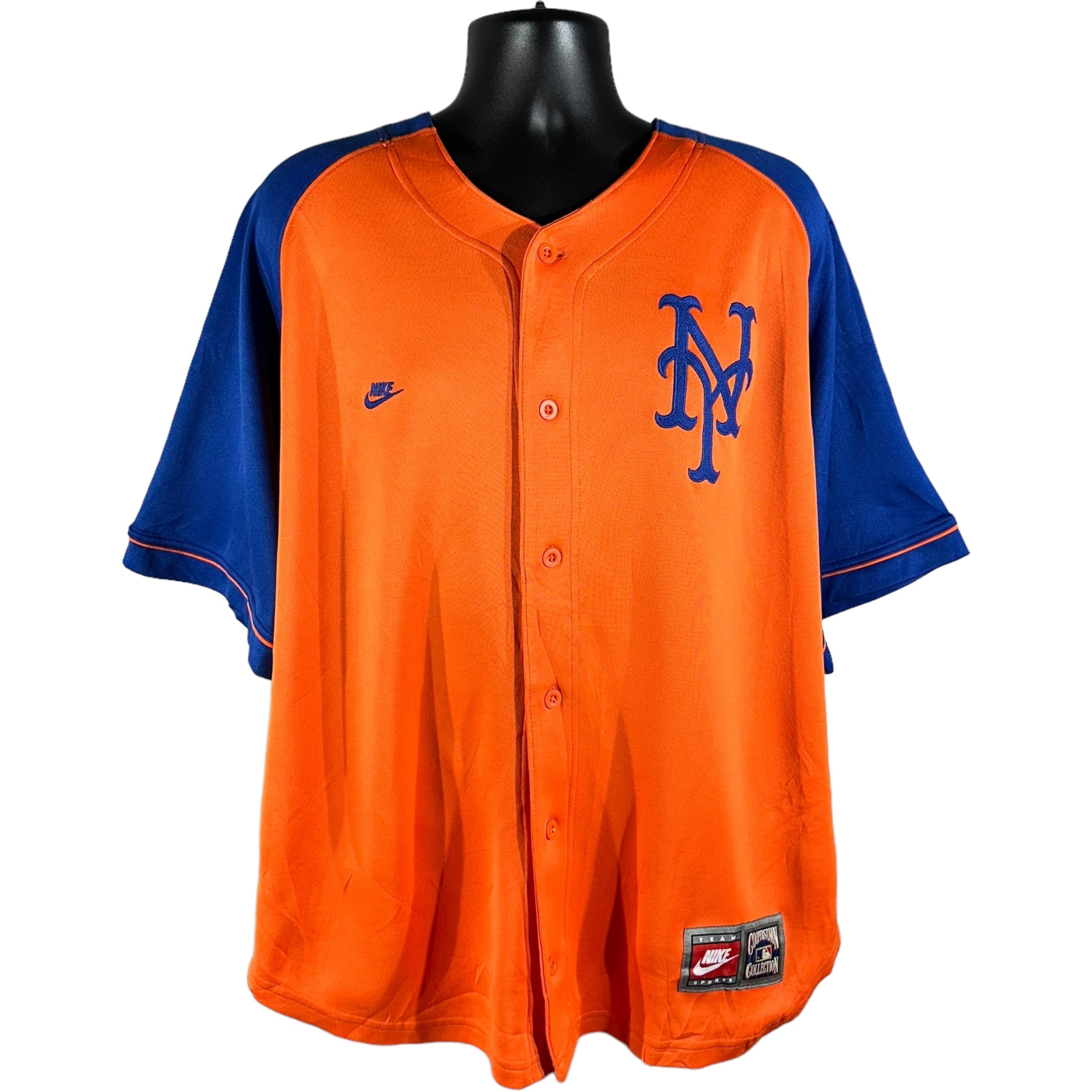 Vintage Nike New York Mets #57 Johan Santana Jersey