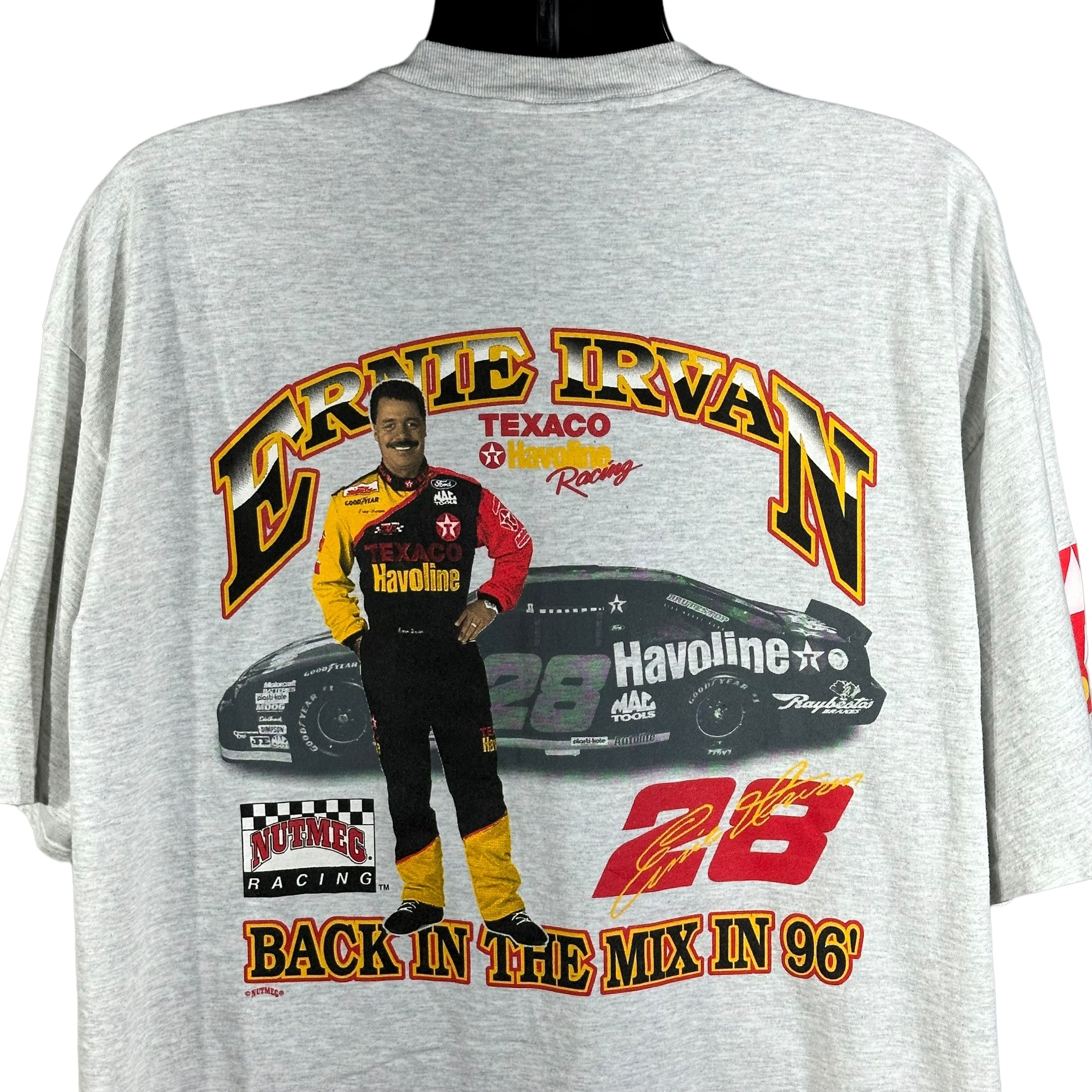 Vintage Ernie Irvan #28 Nutmeg Racing Tee 1996