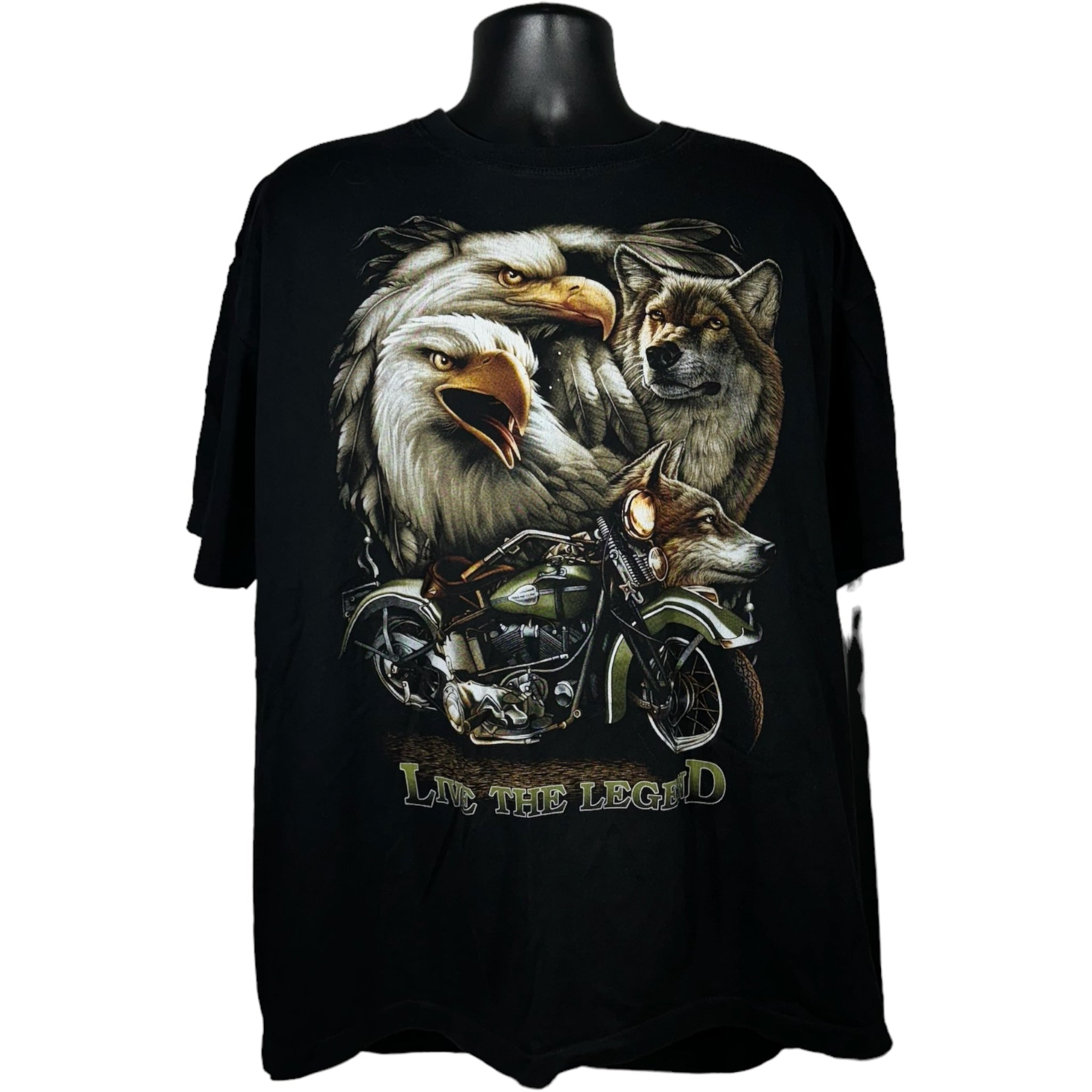 Vintage "Live The Legend" Motorcycle Tee