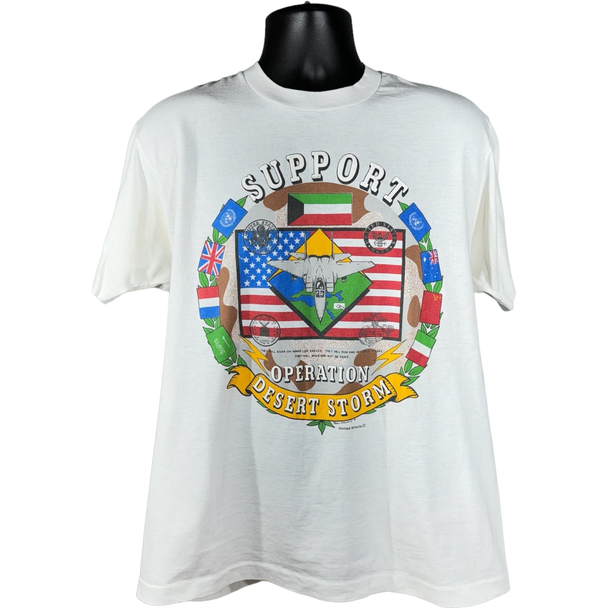 Vintage Operation: Desert Storm Support Tee 90s