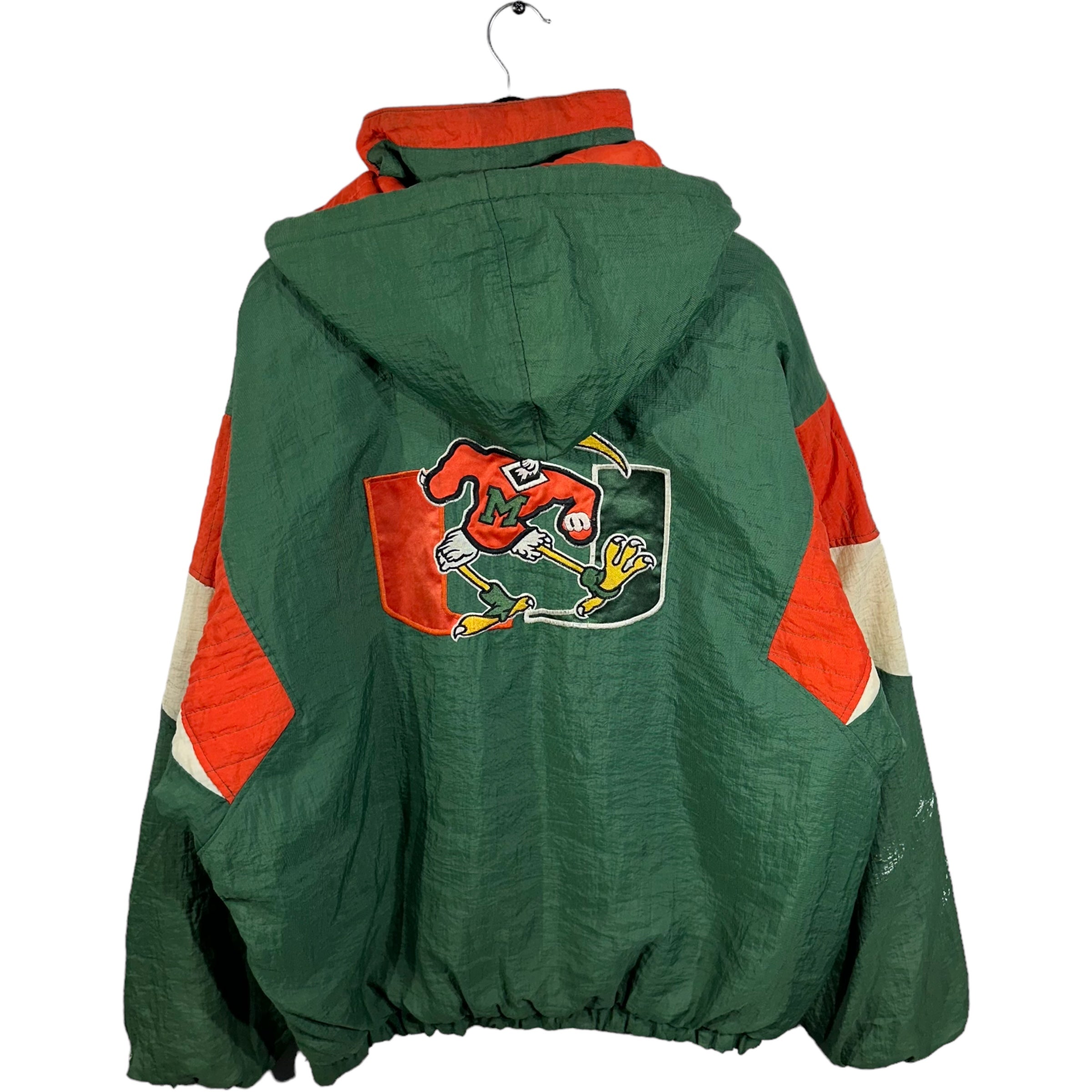 Vintage University Of Miami Anorak Starter Jacket