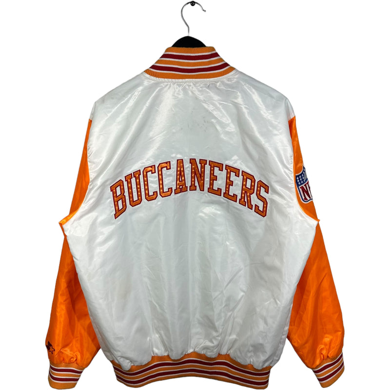 Vintage Tampa Bay Buccaneers Starter Satin Bomber Jacket