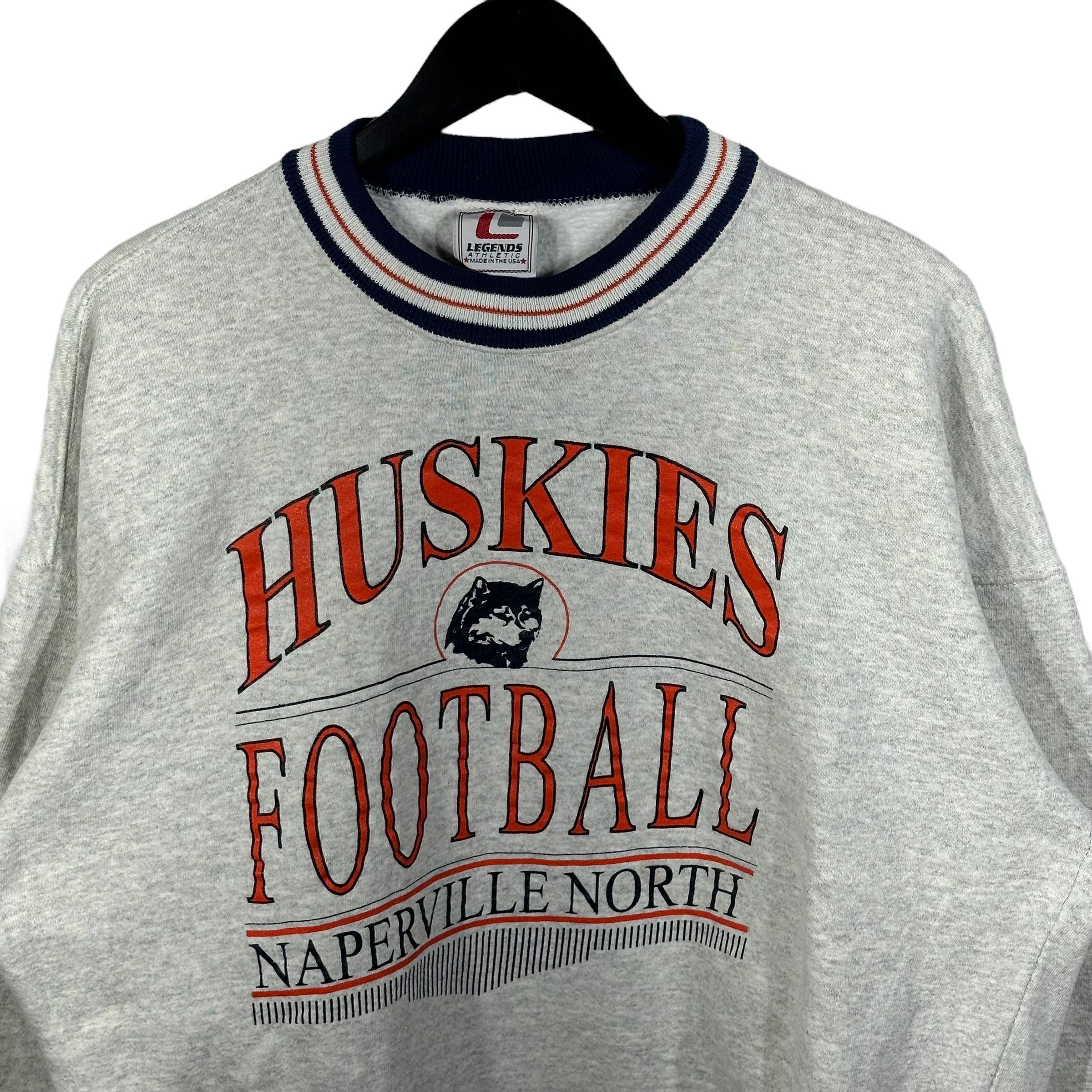 Vintage Huskies Football Naperville North Crewneck