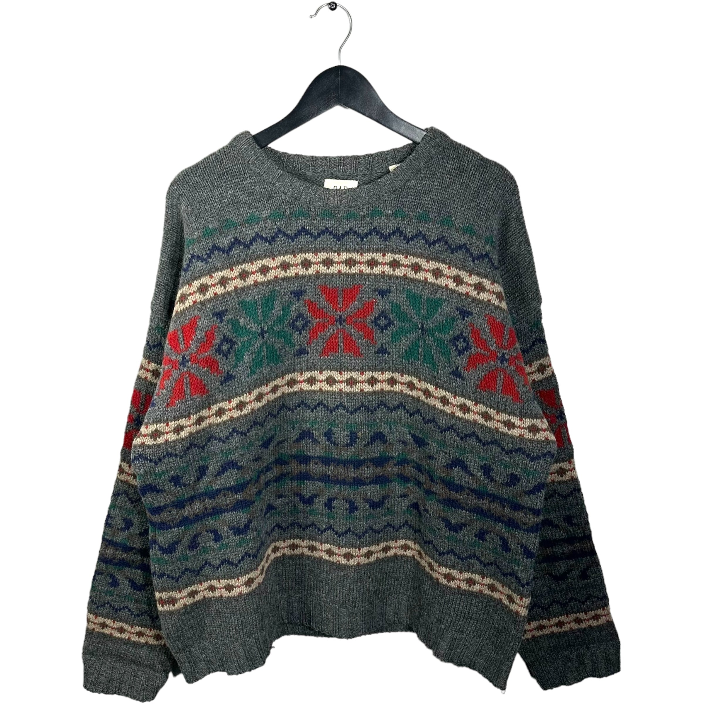 Vintage GAP Snowflake Pattern Sweater