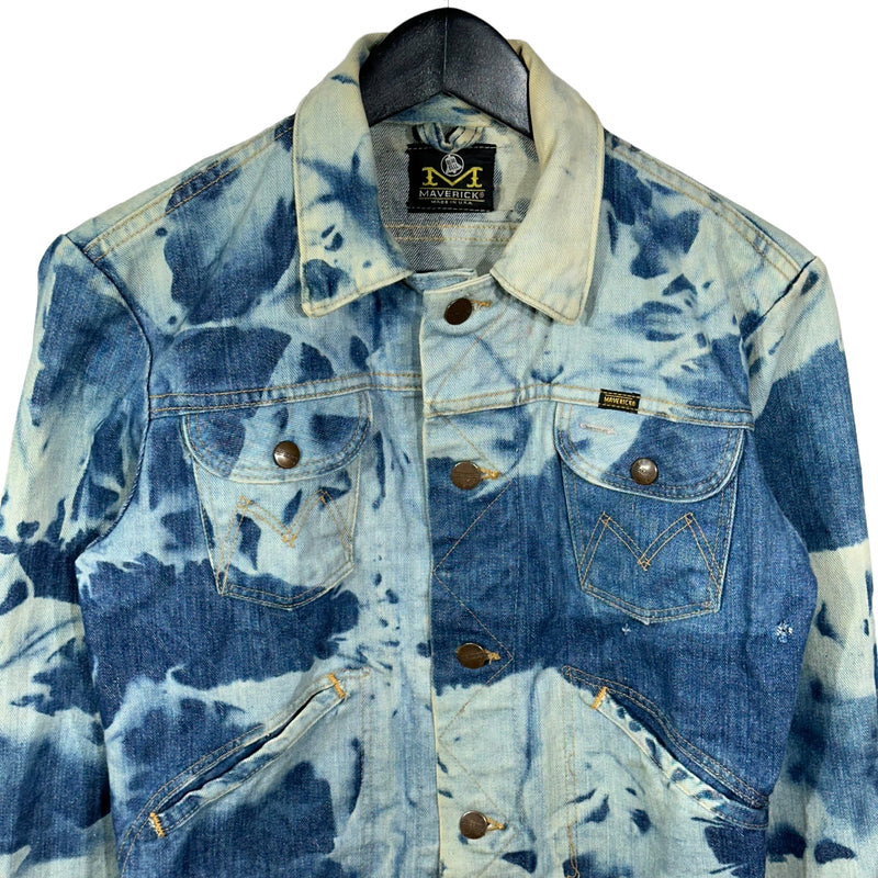 Vintage Maverick Bleach Wash Denim Jacket