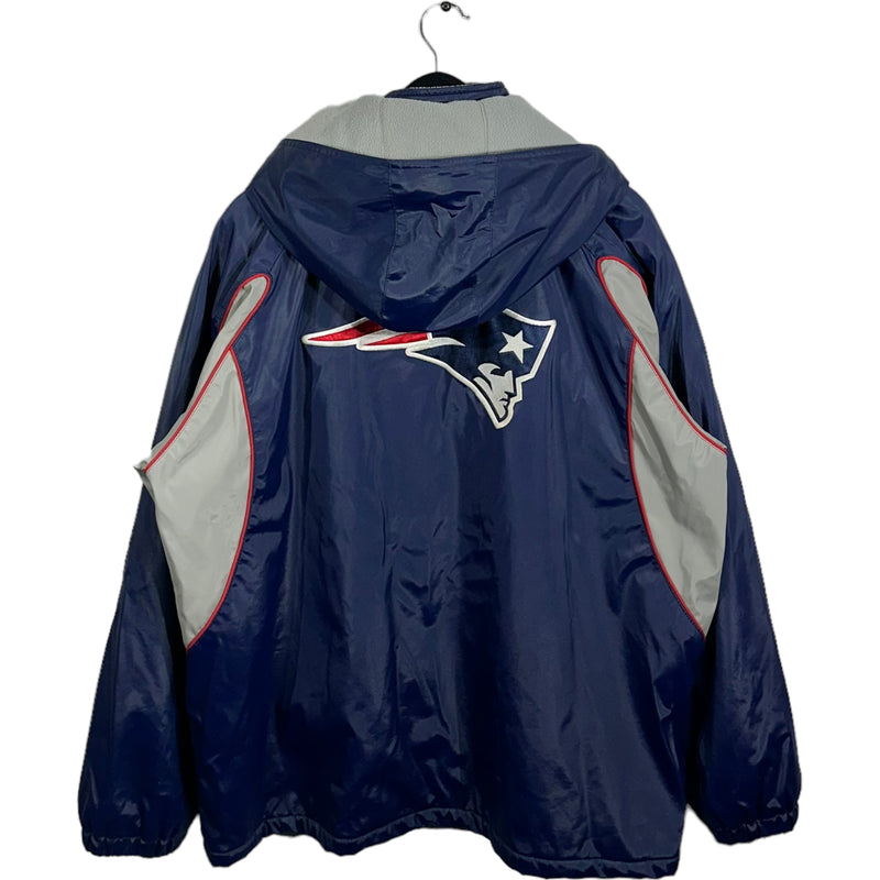 Vintage New England Patriots Lined Full Zip Jacket