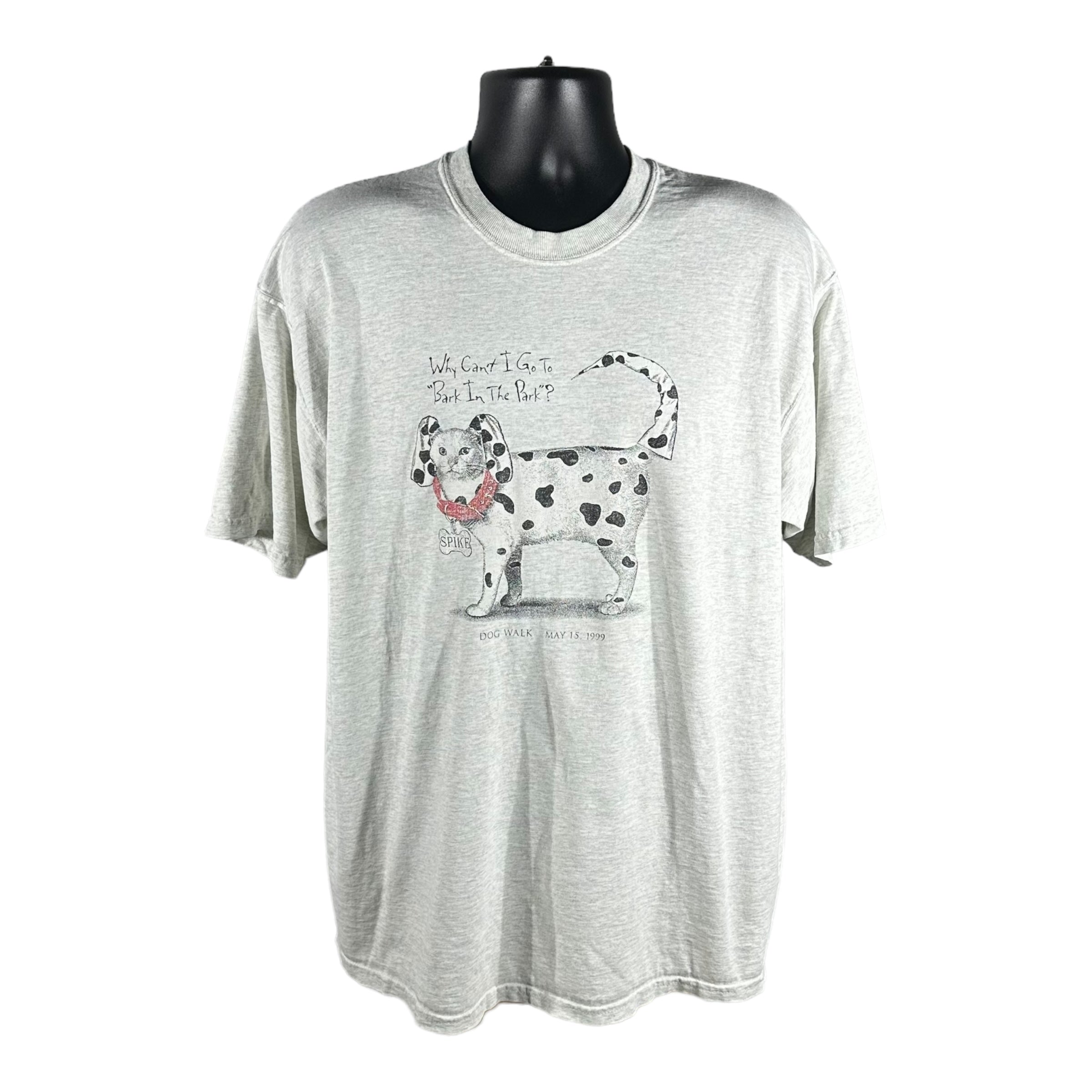 Vintage "Why Can't I Go To Bark In The Park?" Tee 90s