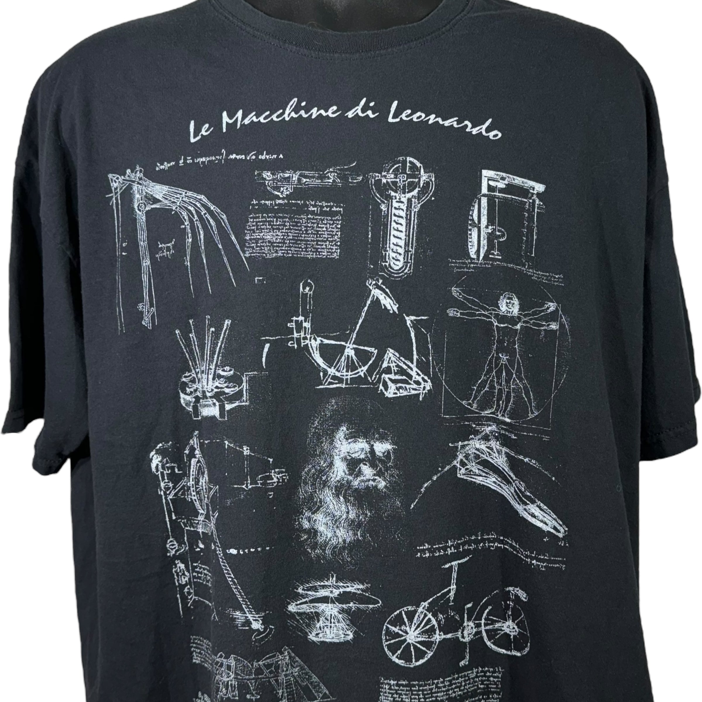 Vintage Leonardo Davinci Art Tee 2000s