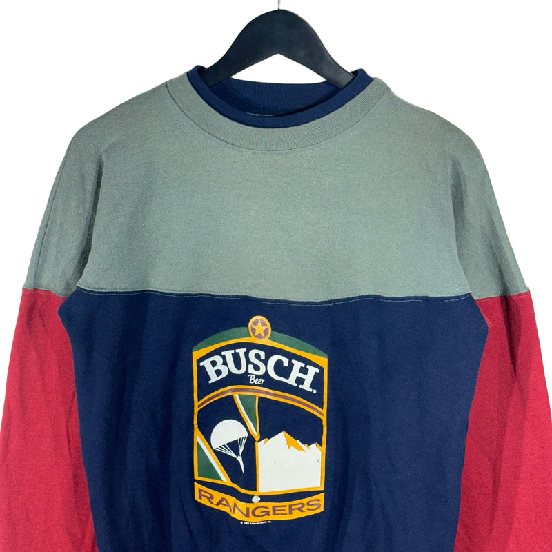 Vintage Busch Beer Rangers Crewneck 1988