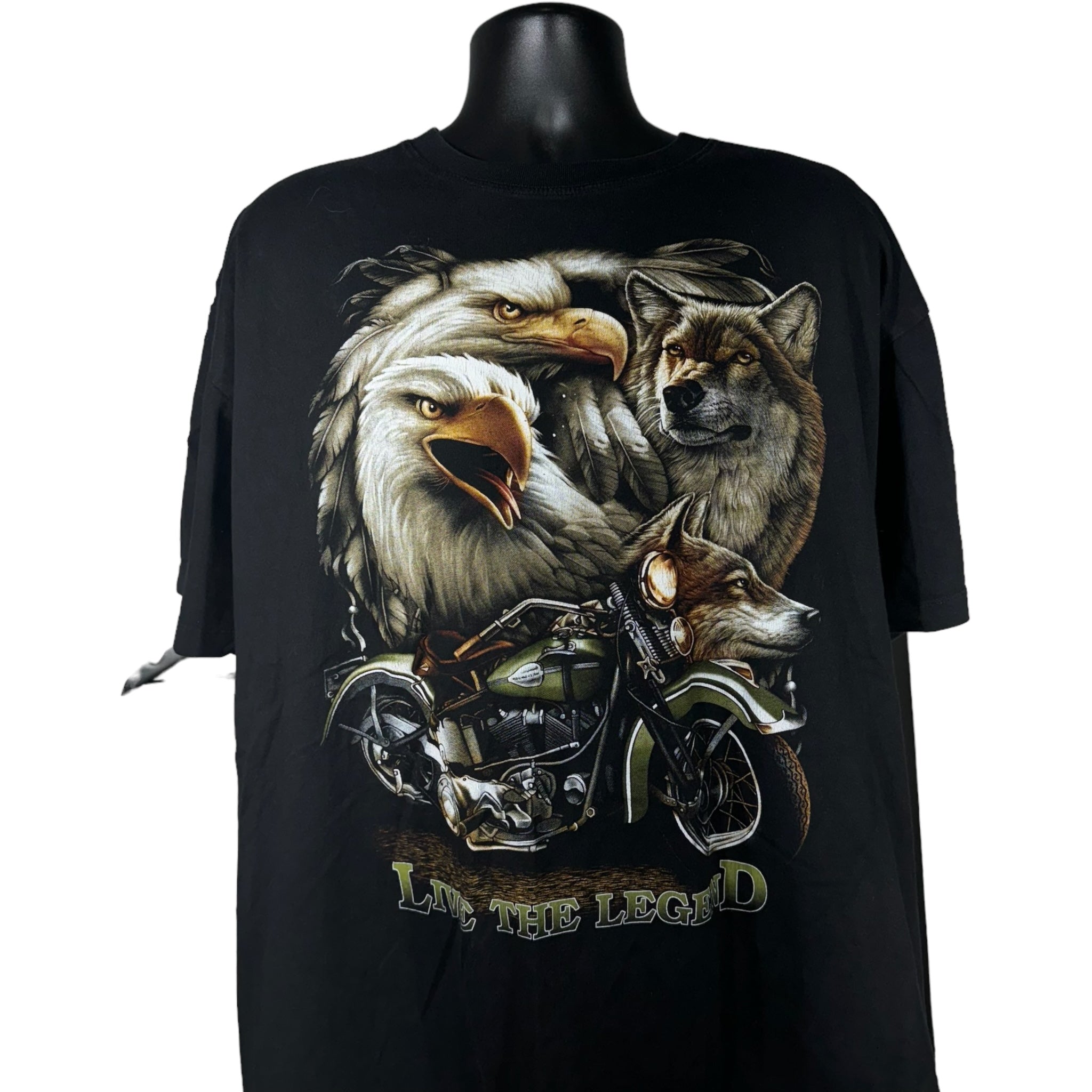 Vintage "Live The Legend" Motorcycle Tee