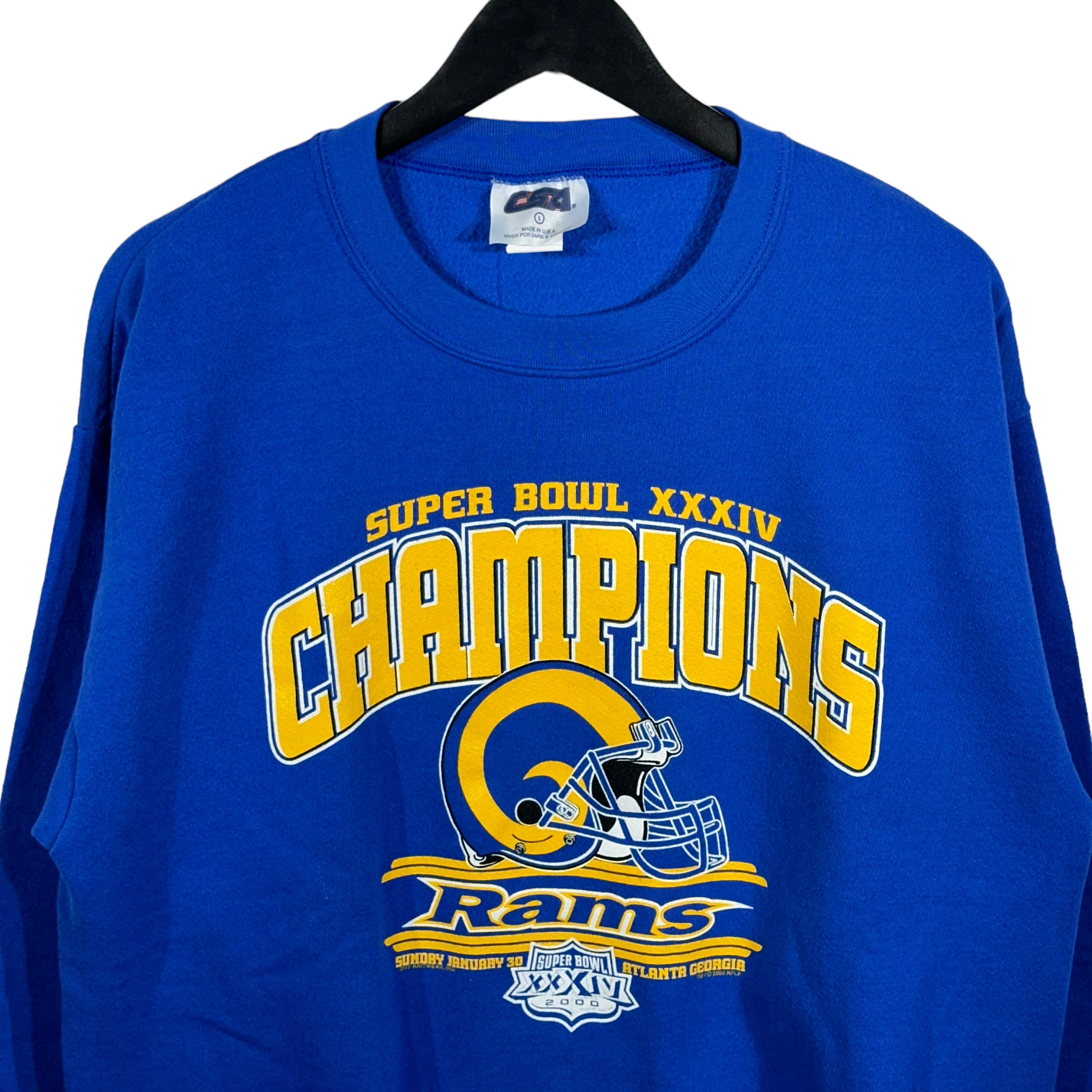 Vintage Super Bowl St. Louis Rams Crewneck