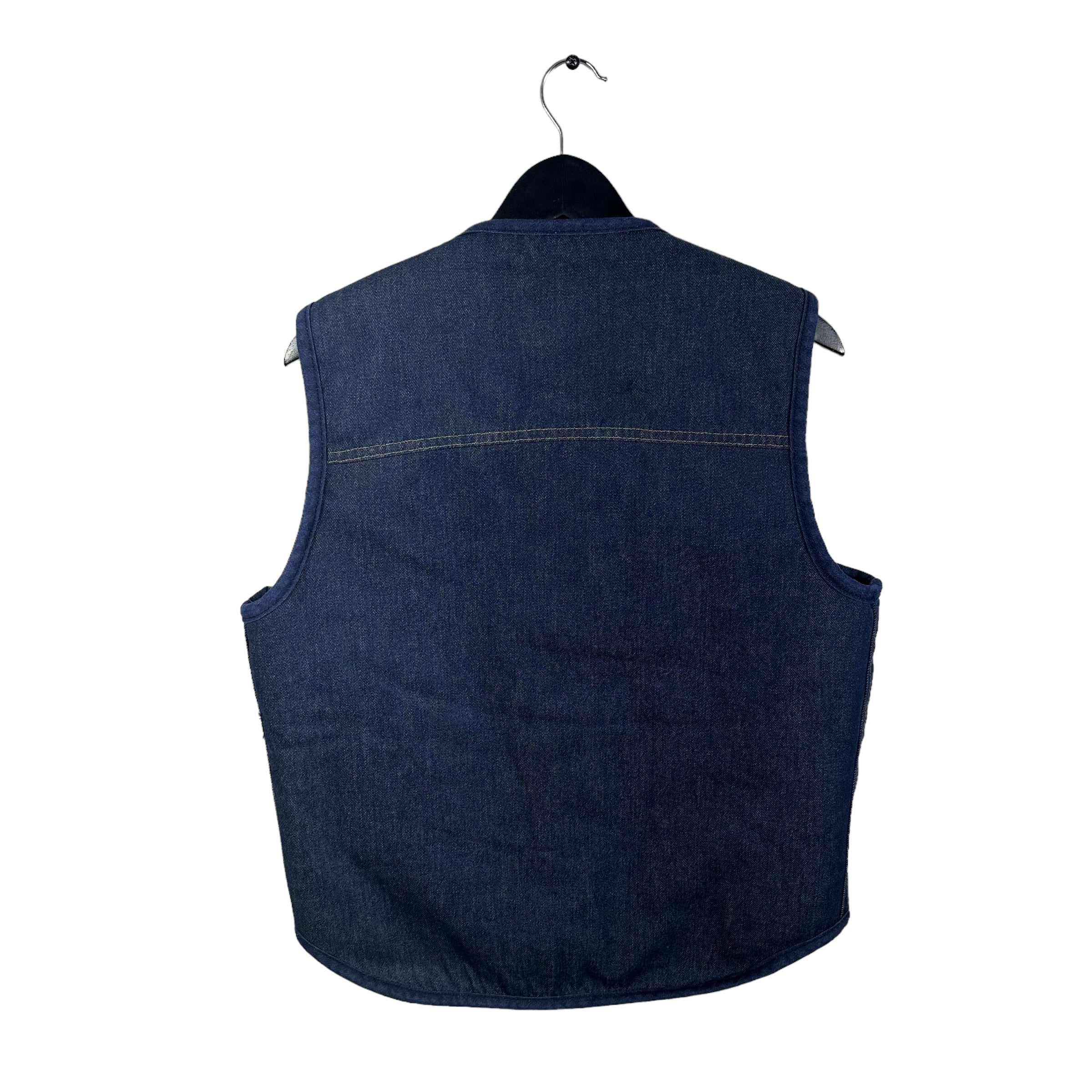 Vintage Carhartt Fleece Lined Denim Vest