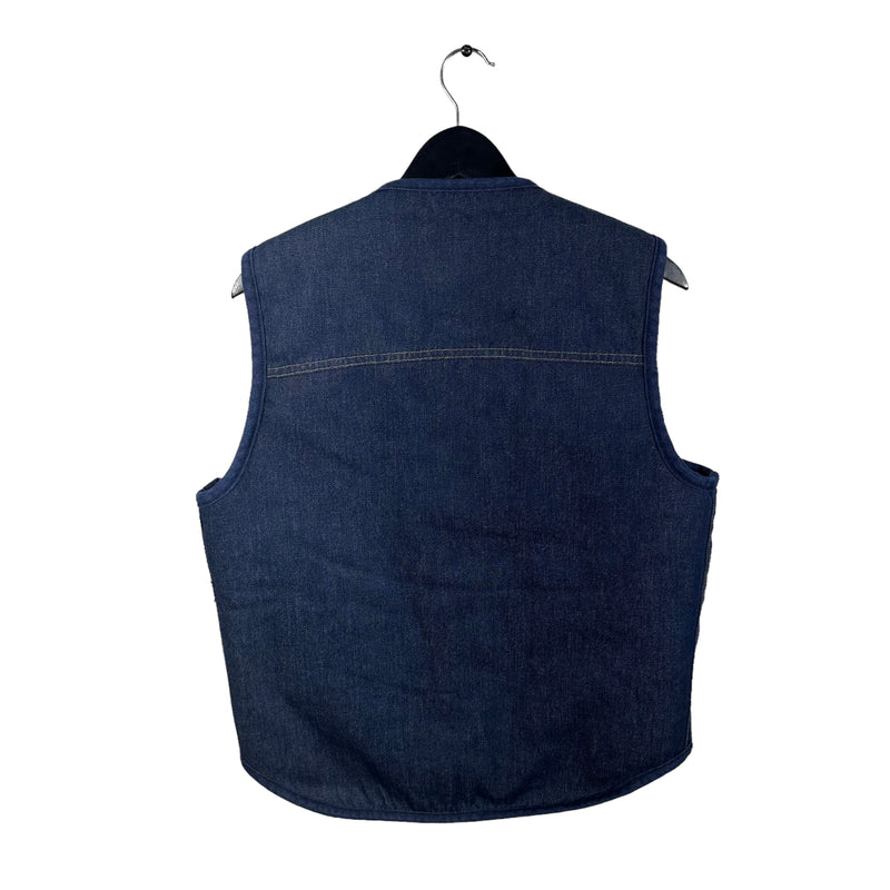 Vintage Carhartt Fleece Lined Denim Vest