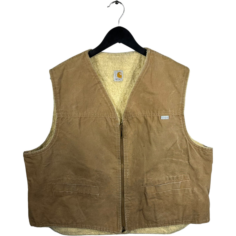 Vintage Carhartt Sherpa Lined Vest