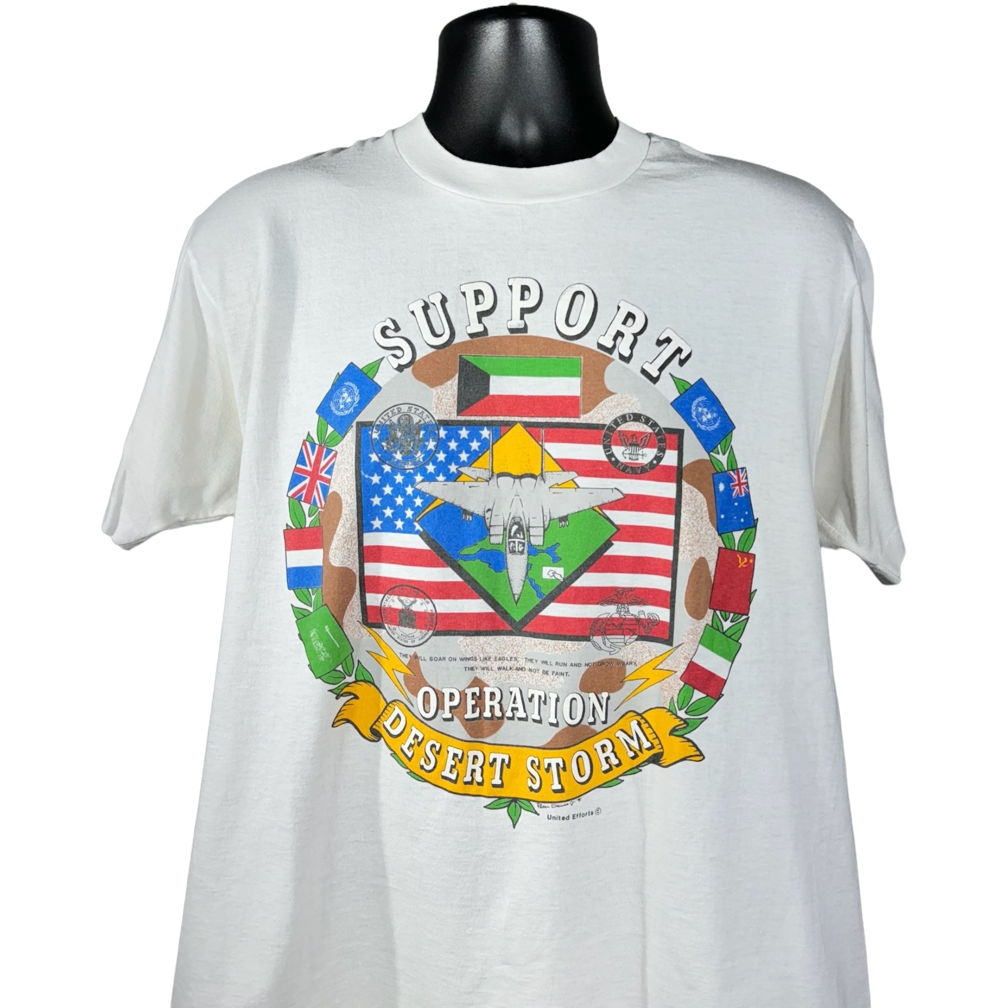 Vintage Operation: Desert Storm Support Tee 90s