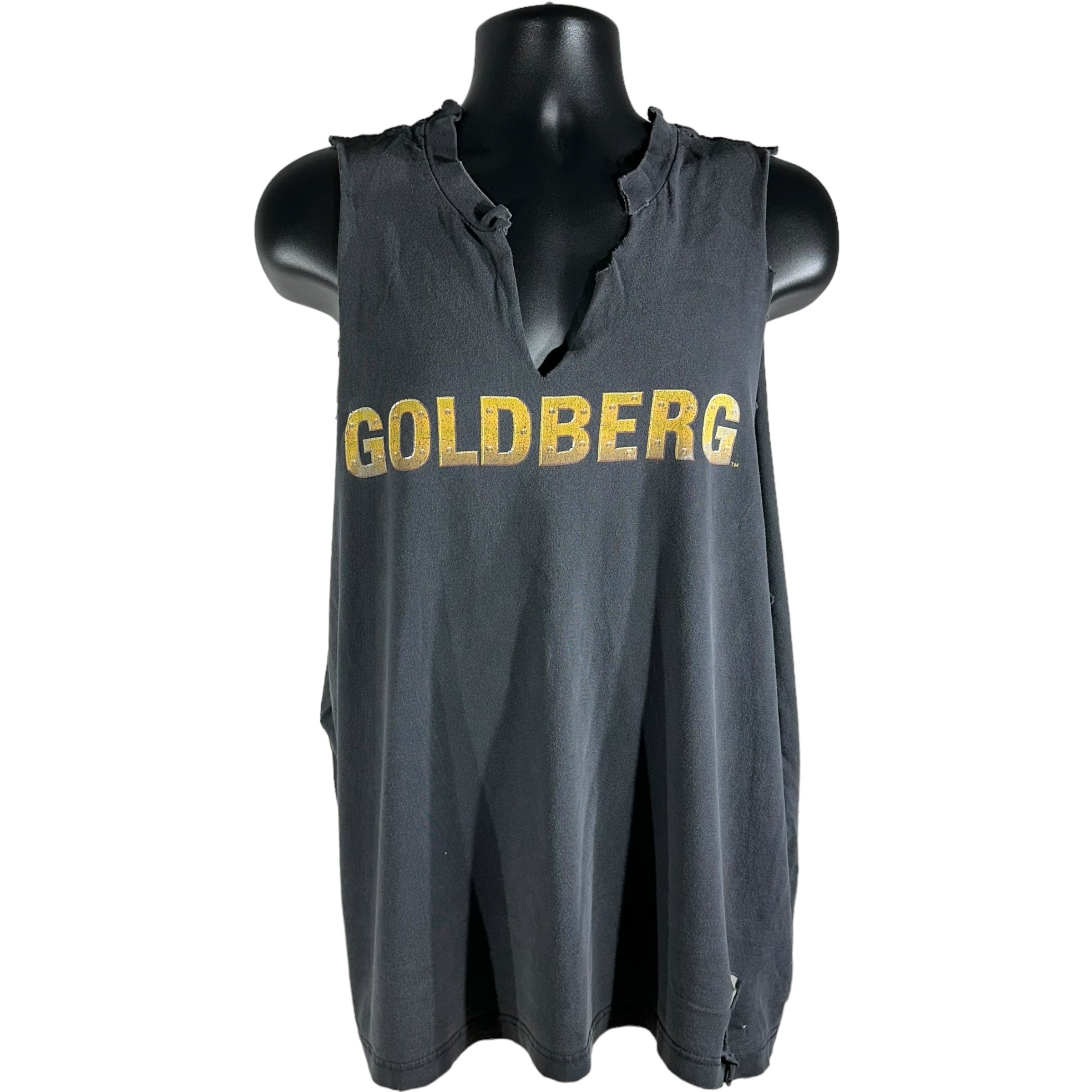 Vintage Goldberg "Who's Next?" Distressed Sleeveless Tee