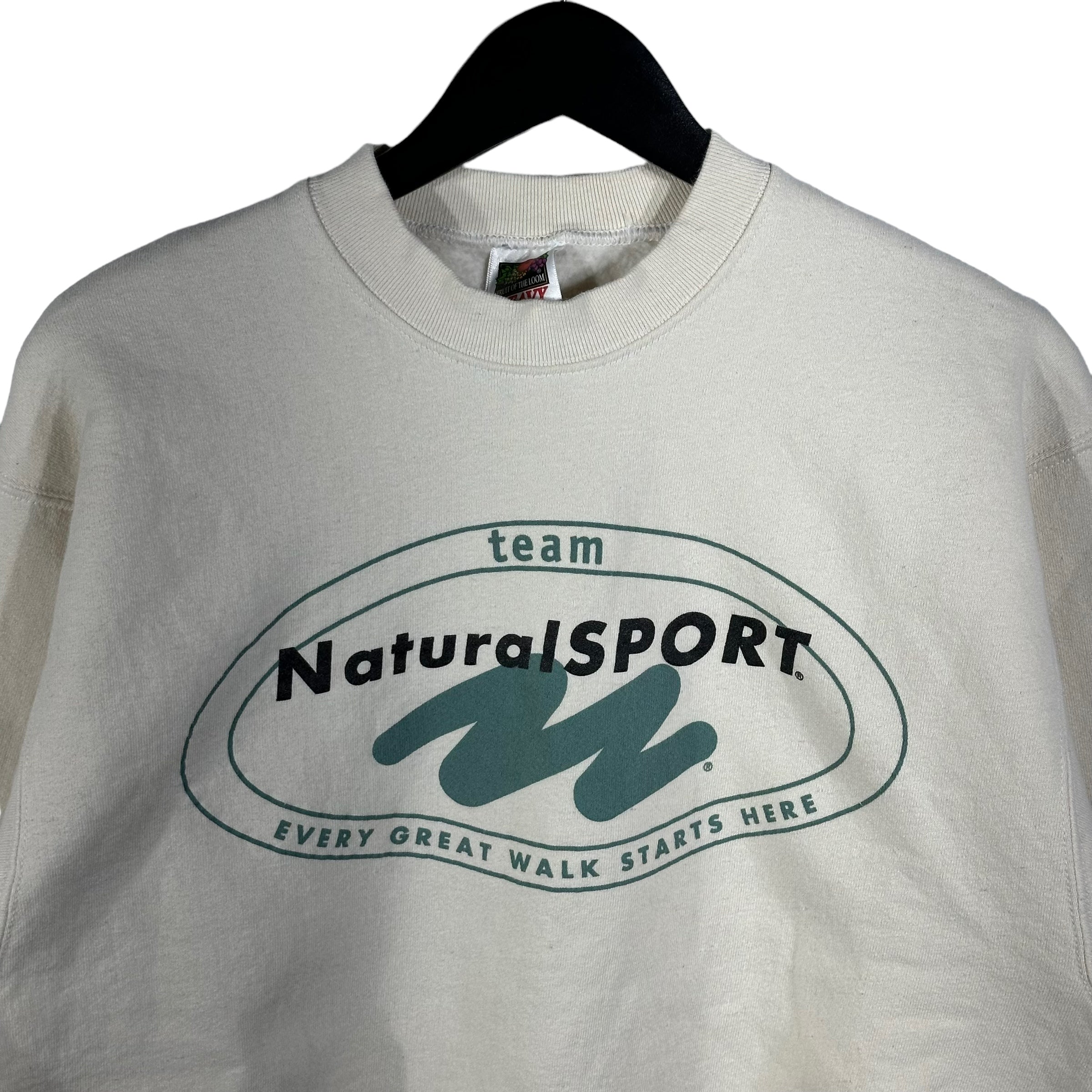 Vintage Team Natural Sport Crewneck