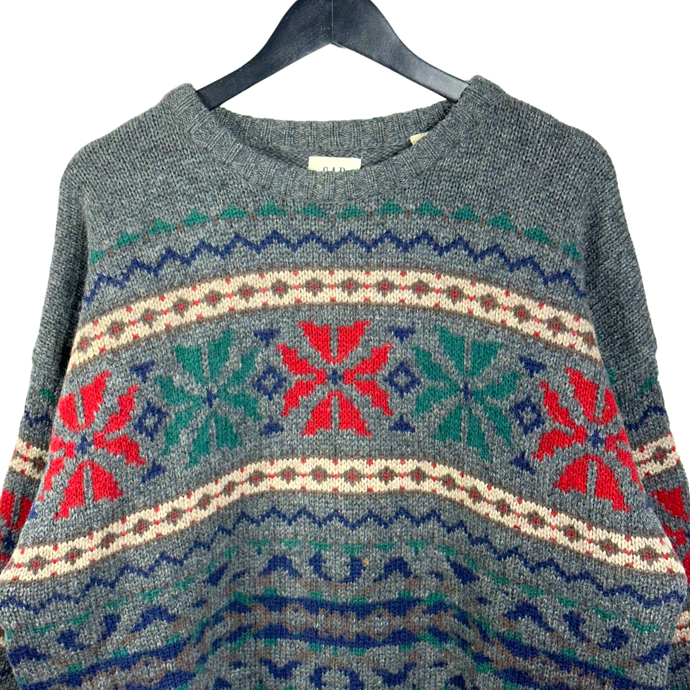 Vintage GAP Snowflake Pattern Sweater