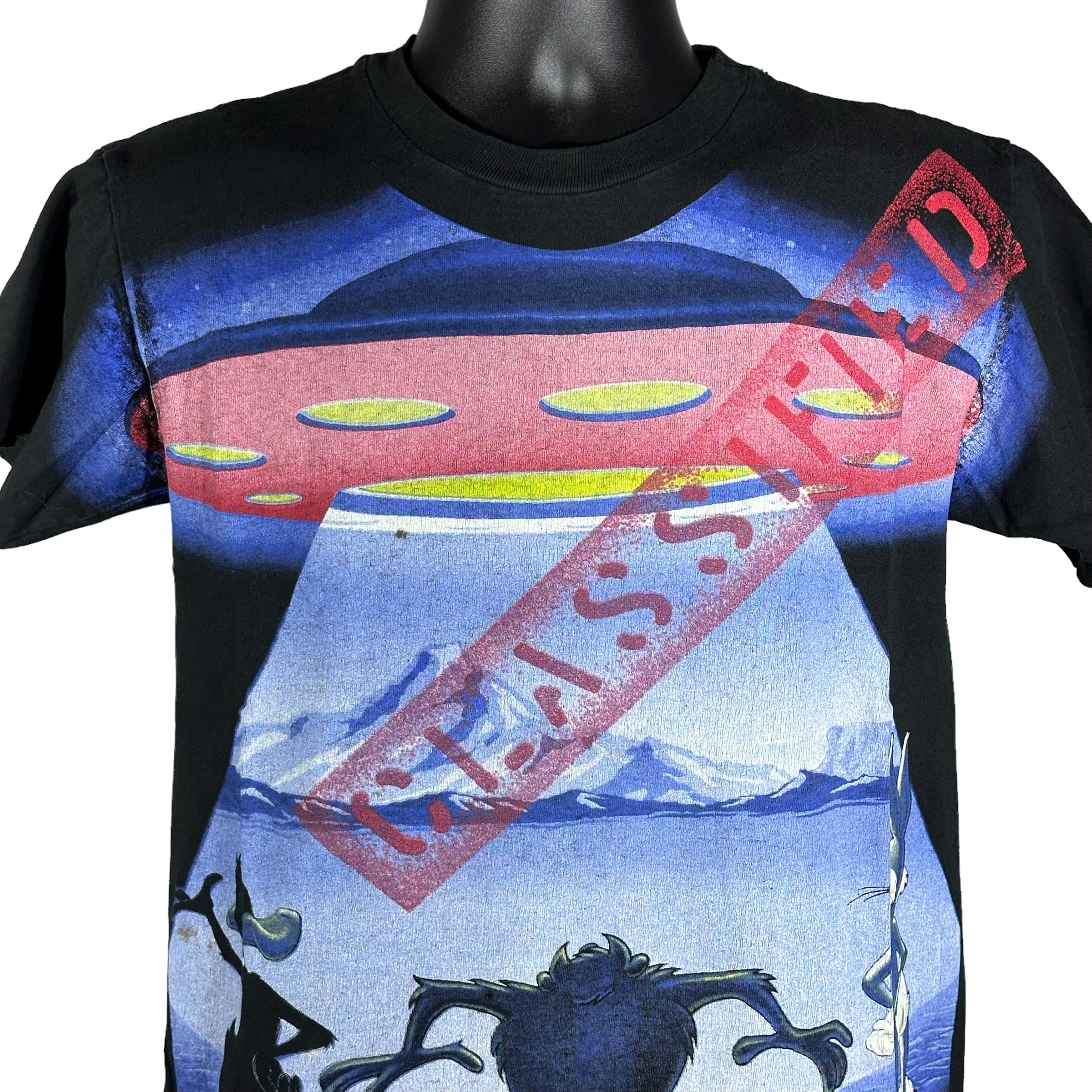 Vintage Looney Tunes Classified UFO Tee 1996