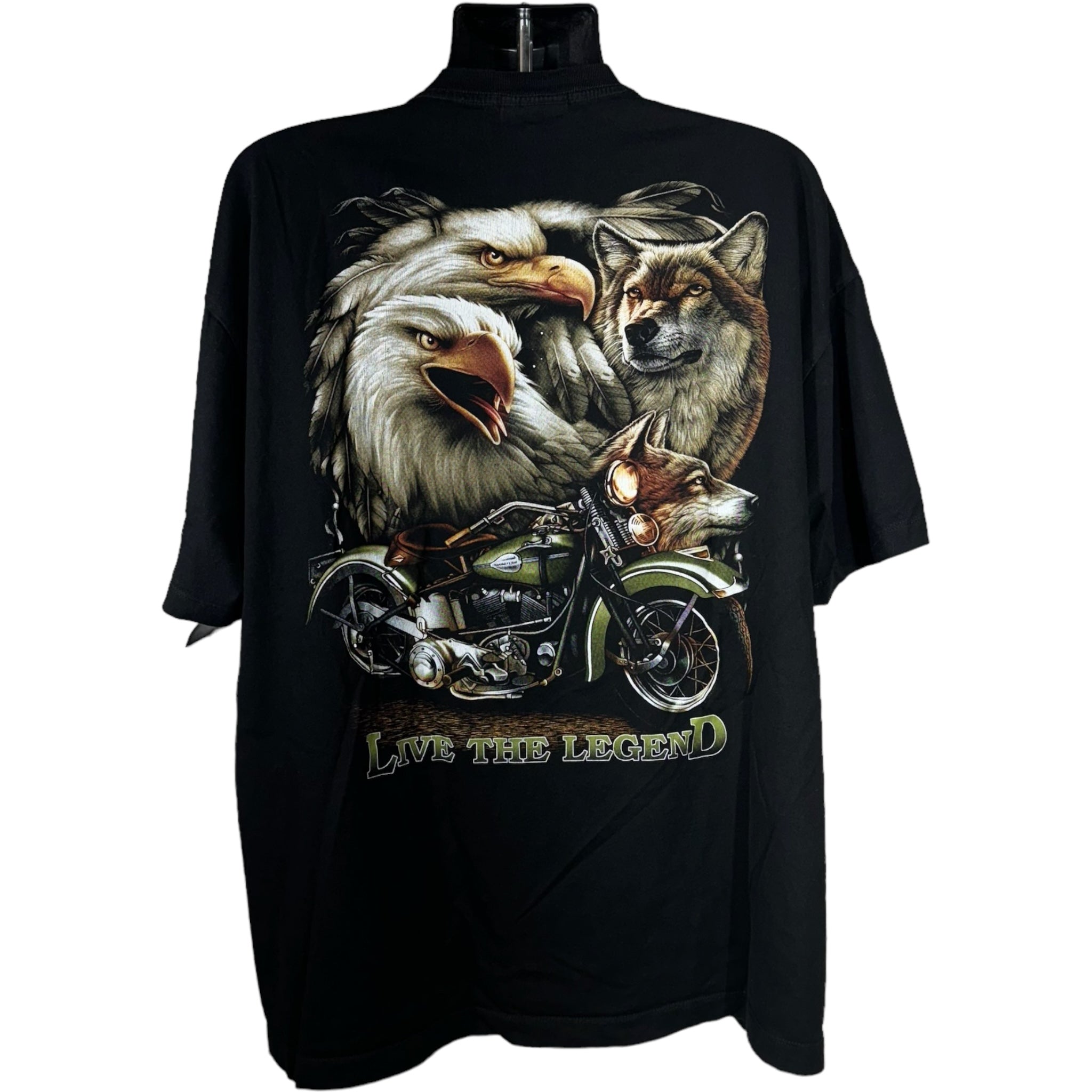 Vintage "Live The Legend" Motorcycle Tee