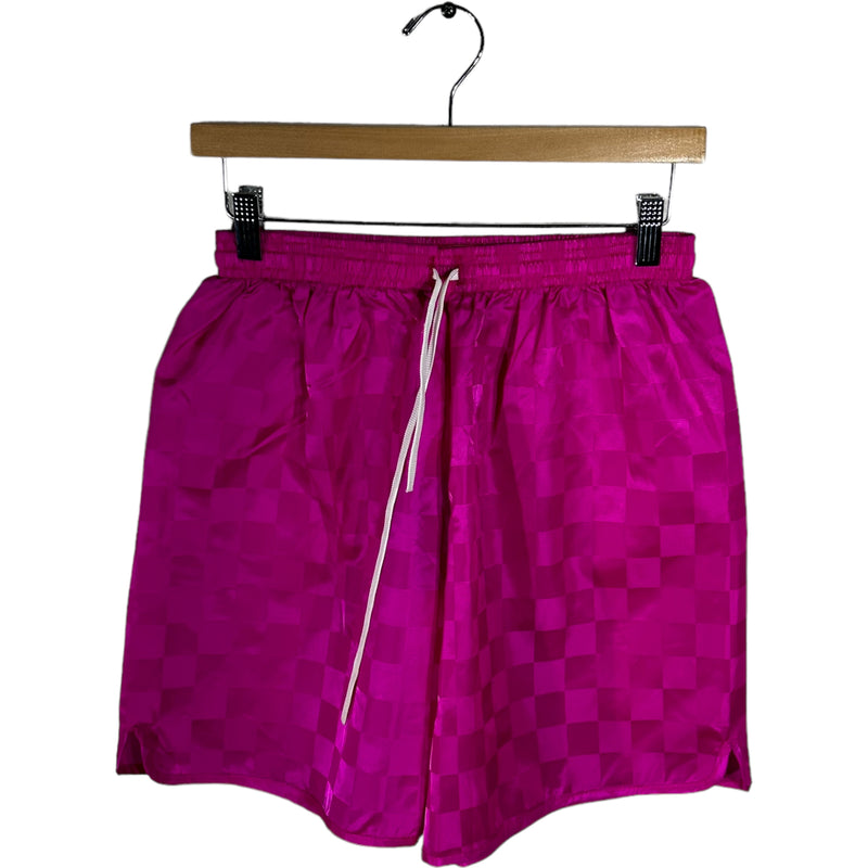 Vintage Checkered Soccer Shorts