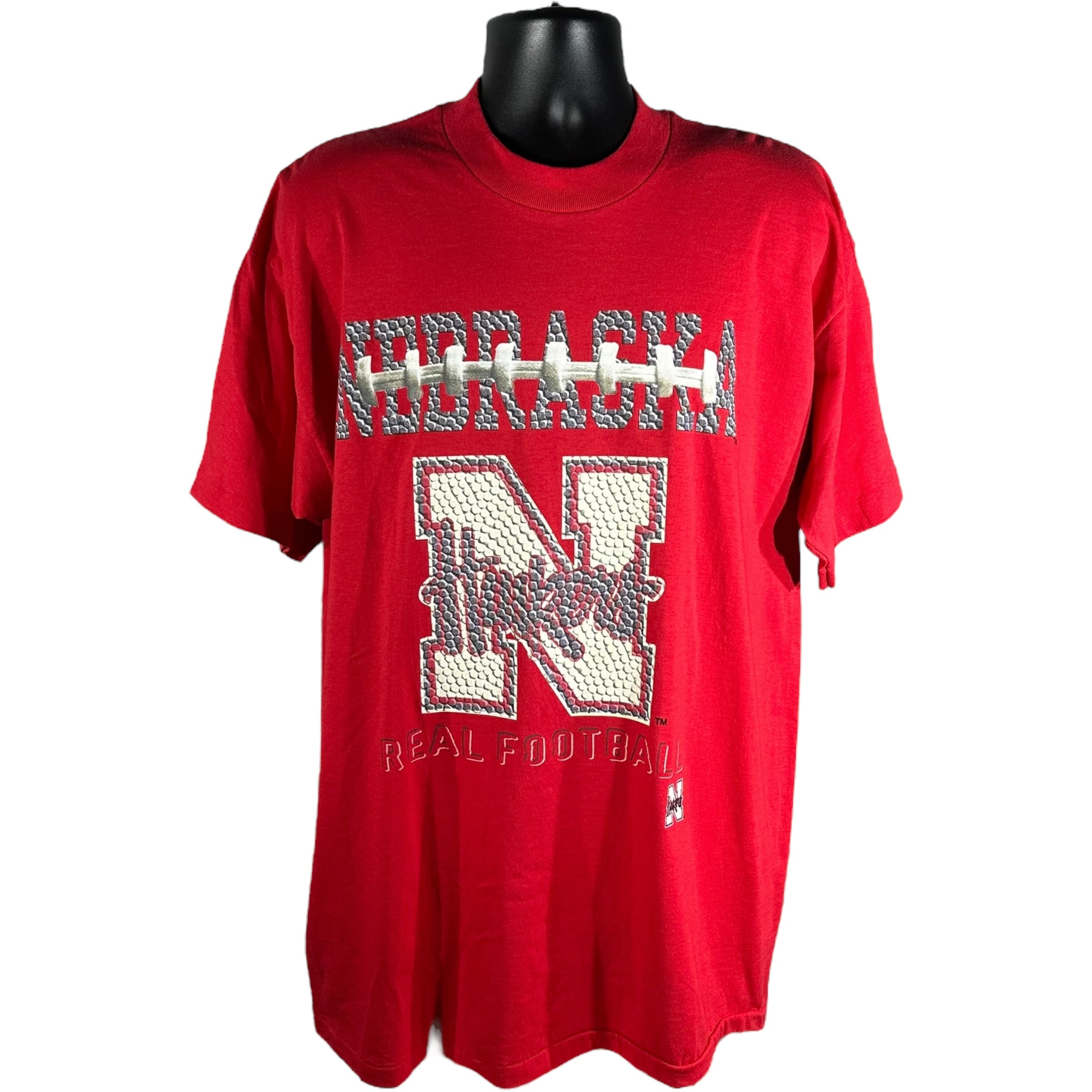 Vintage Nebraska Real Football Tee