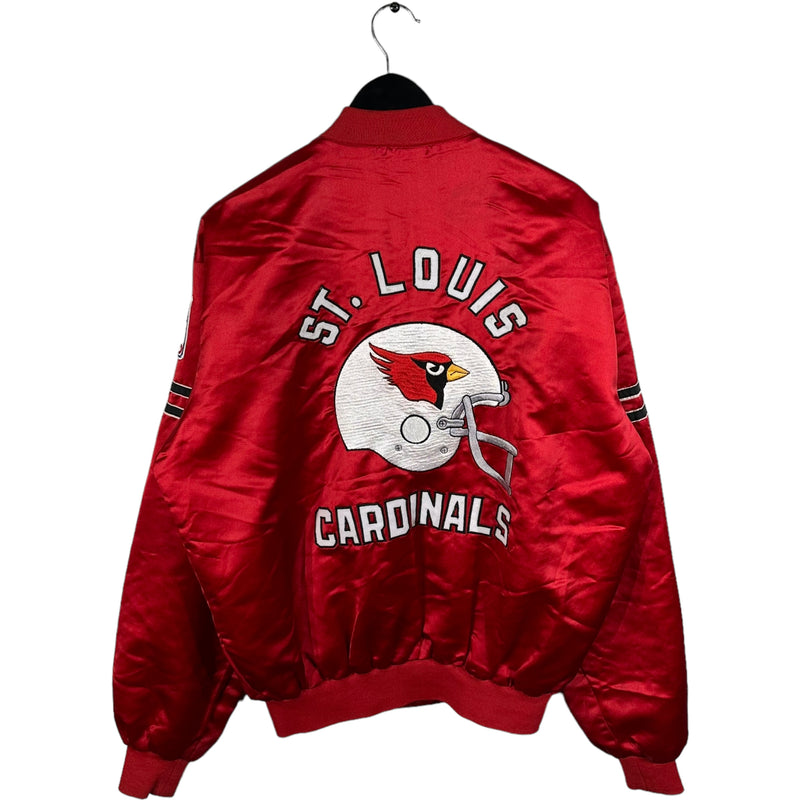 Vintage St. Louis Cardinals Satin Bomber Jacket